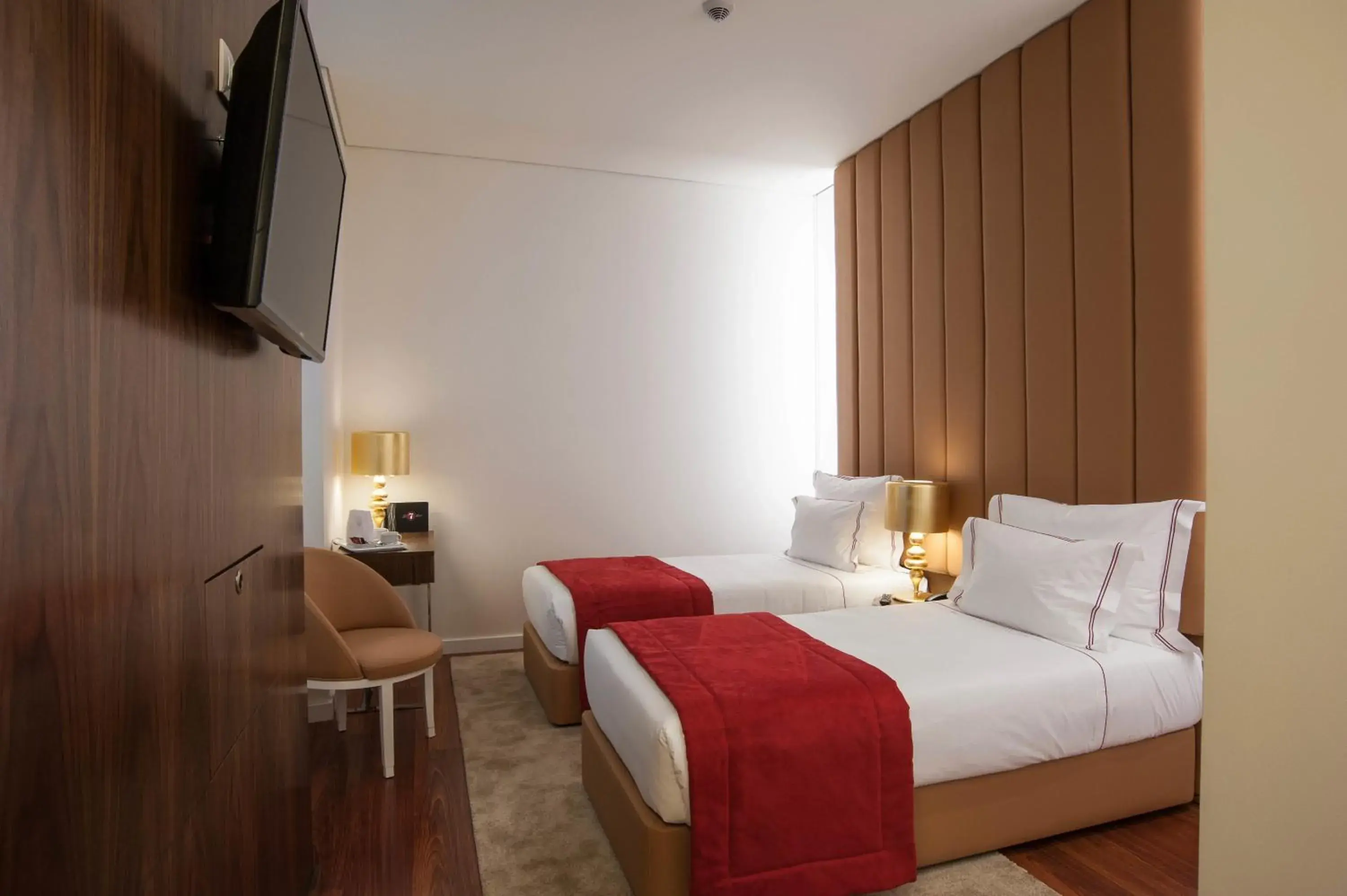 Twin Room with Interior View in The 7 Hotel, Suites, Studios & Apartments Twin Room with Interior View in The 7 Hotel, Suites, Studios & Apartments