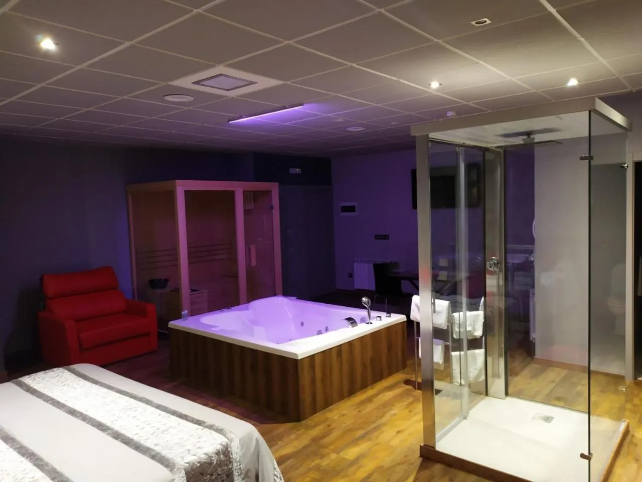 Bed in Motel Los Abedules