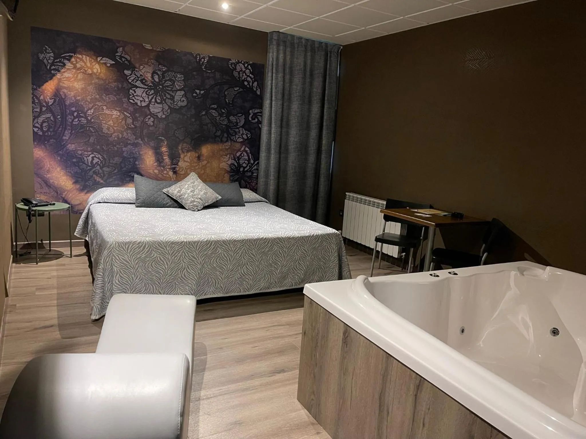 Bed in Motel Los Abedules