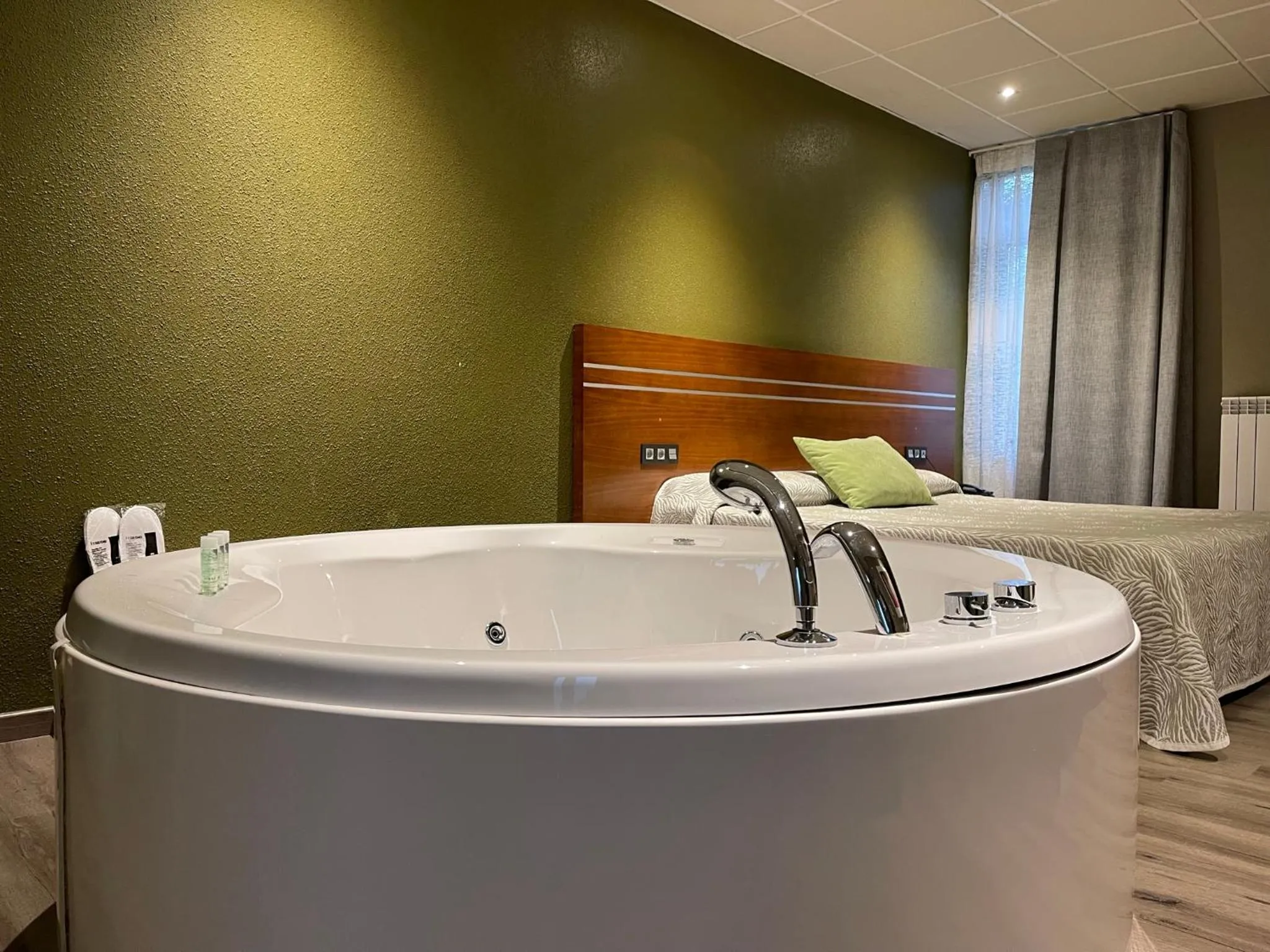 Bed in Motel Los Abedules