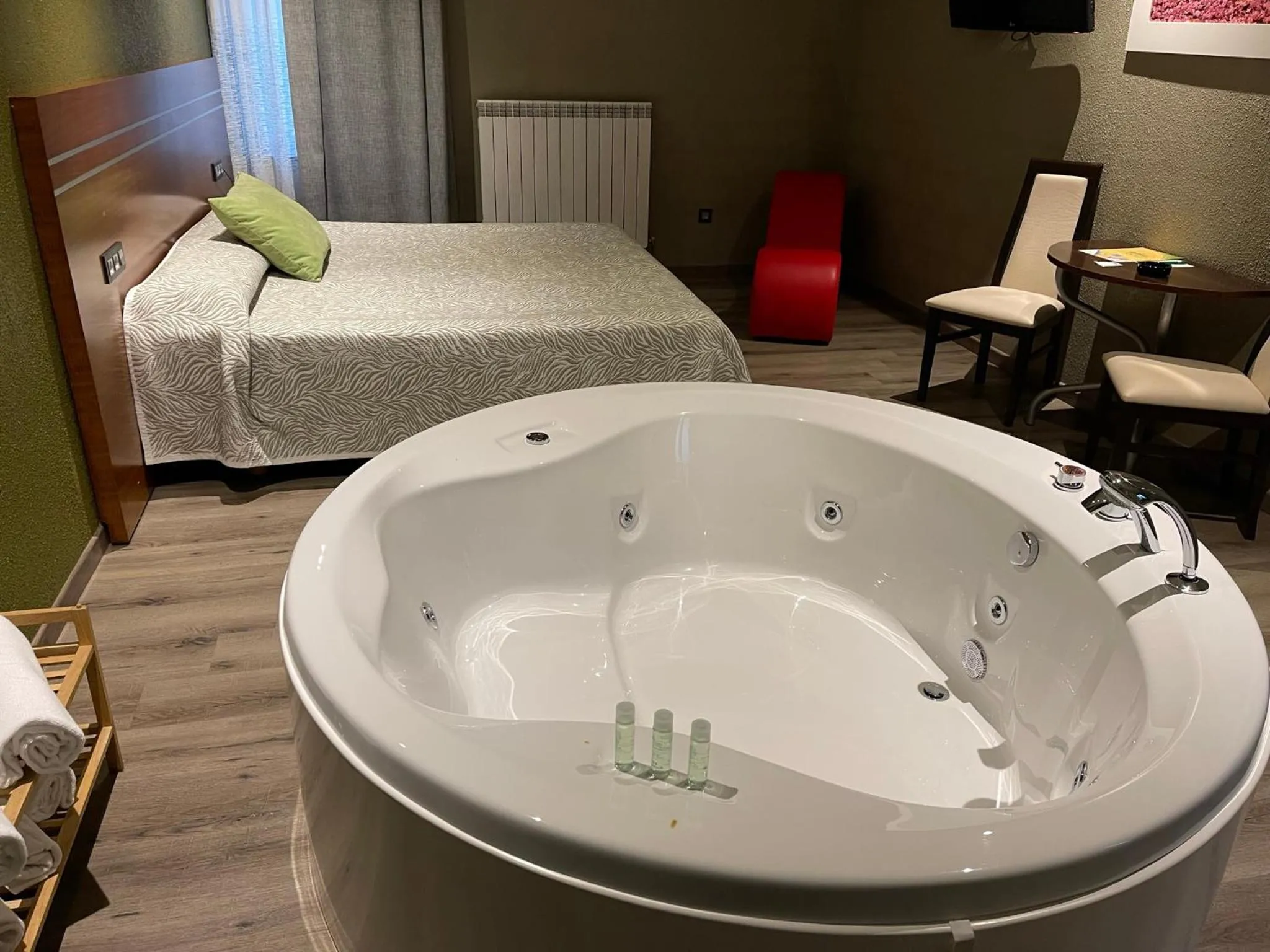 Bed in Motel Los Abedules