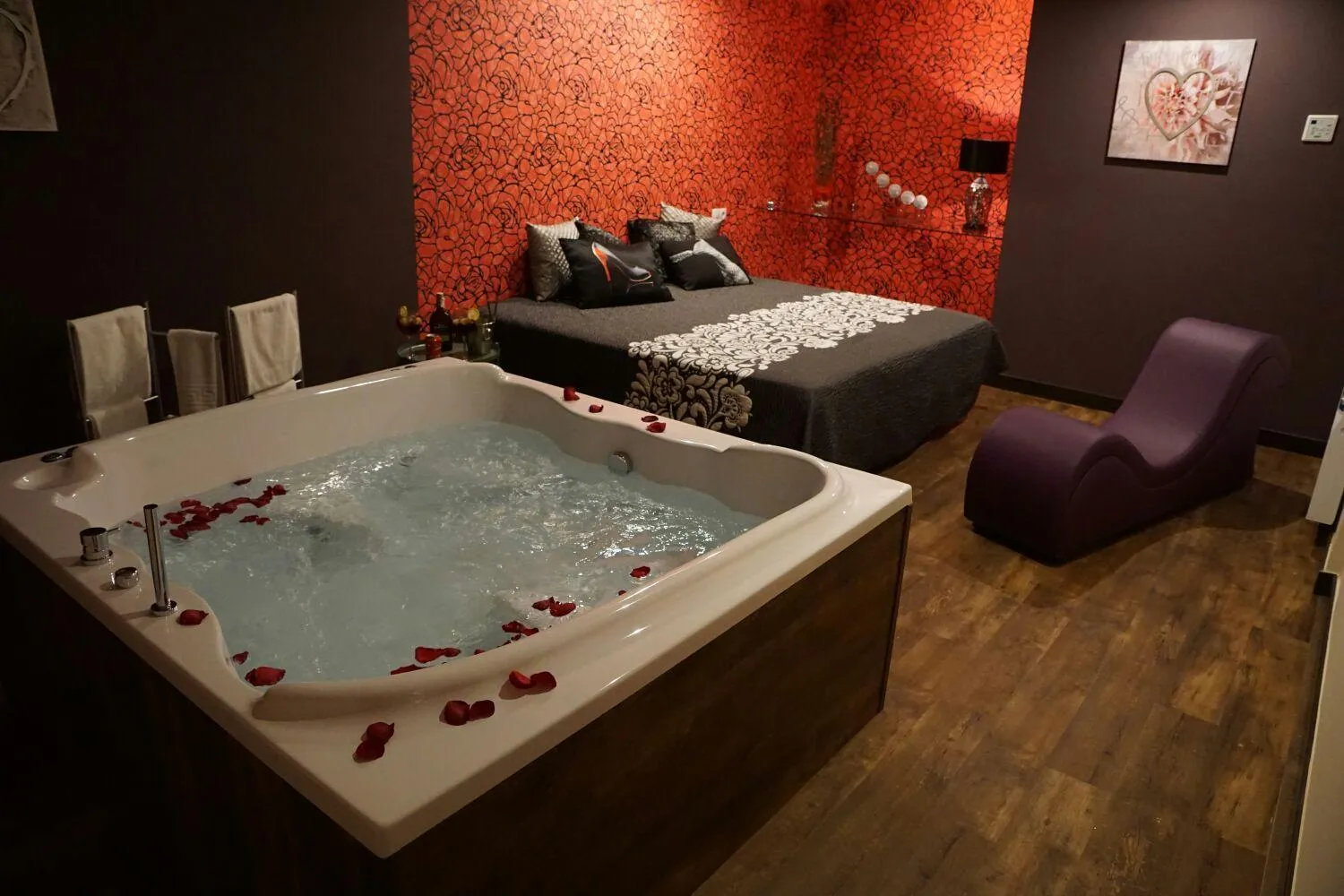 Bed in Motel Los Abedules