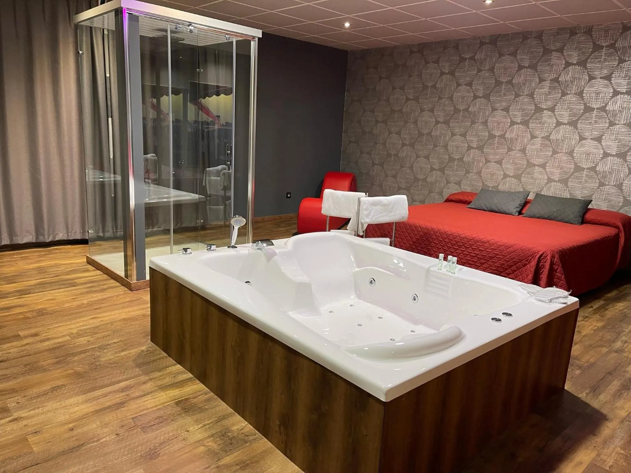 Bed in Motel Los Abedules