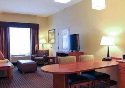 Seating area in MainStay Suites Tioga
