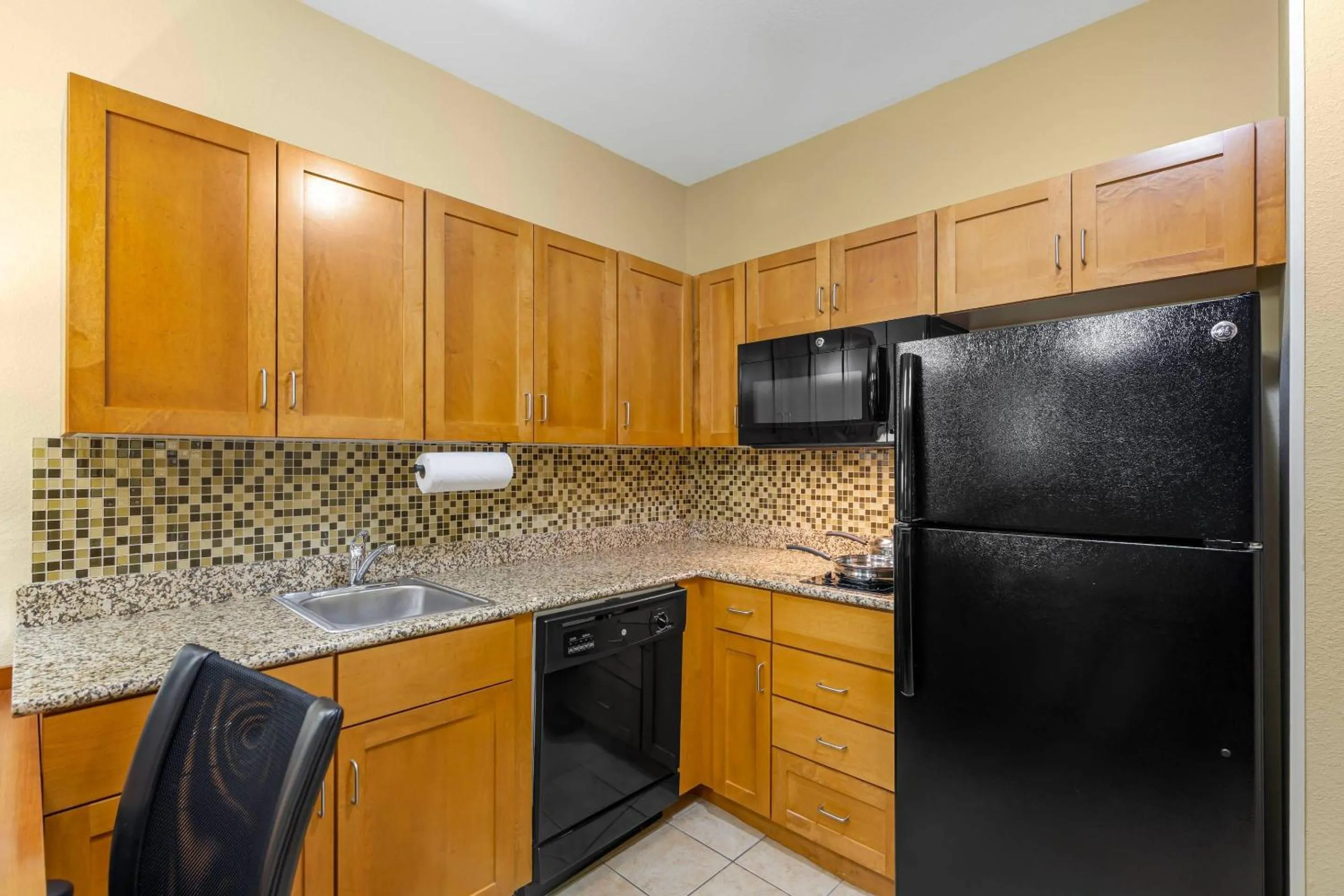 Bedroom in MainStay Suites Tioga