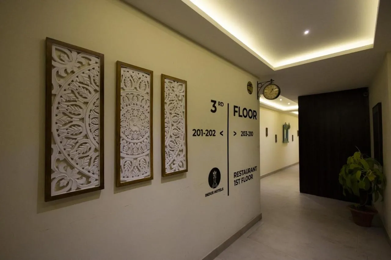 Floor plan in INDUS TIARA- A Corporate Boutique Hotel