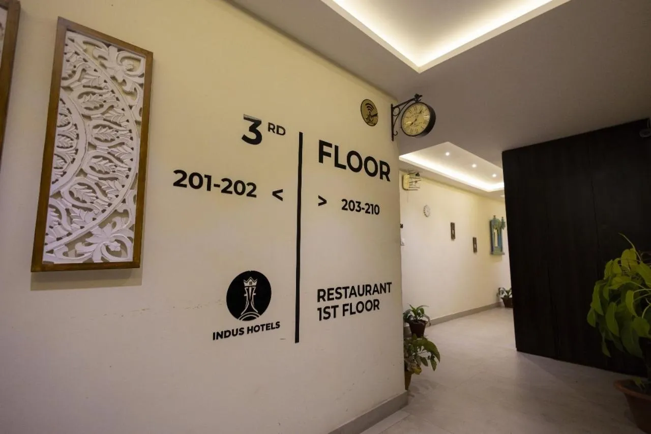 Floor plan in INDUS TIARA- A Corporate Boutique Hotel