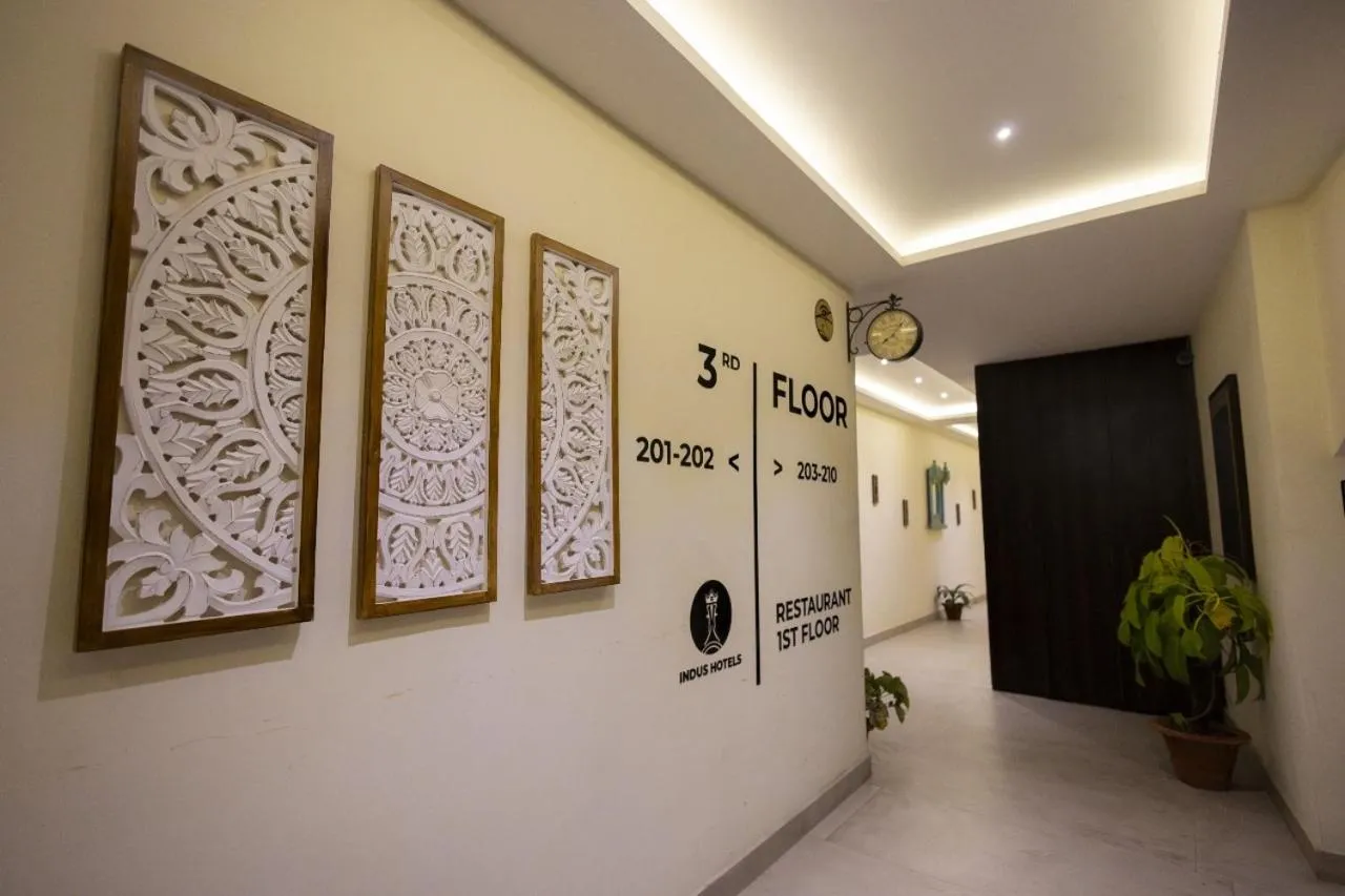 Floor plan in INDUS TIARA- A Corporate Boutique Hotel
