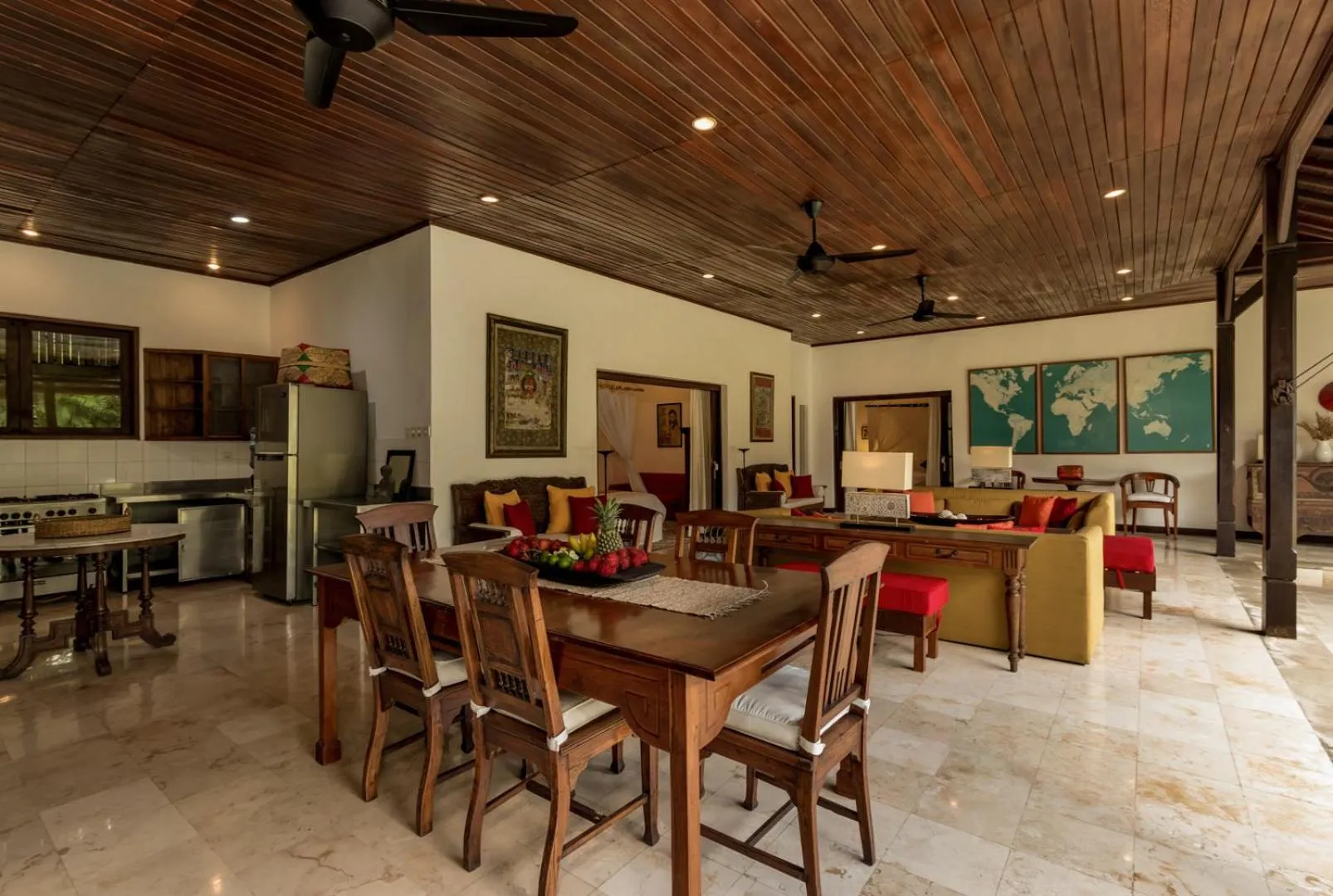 Living room in Villa Eight