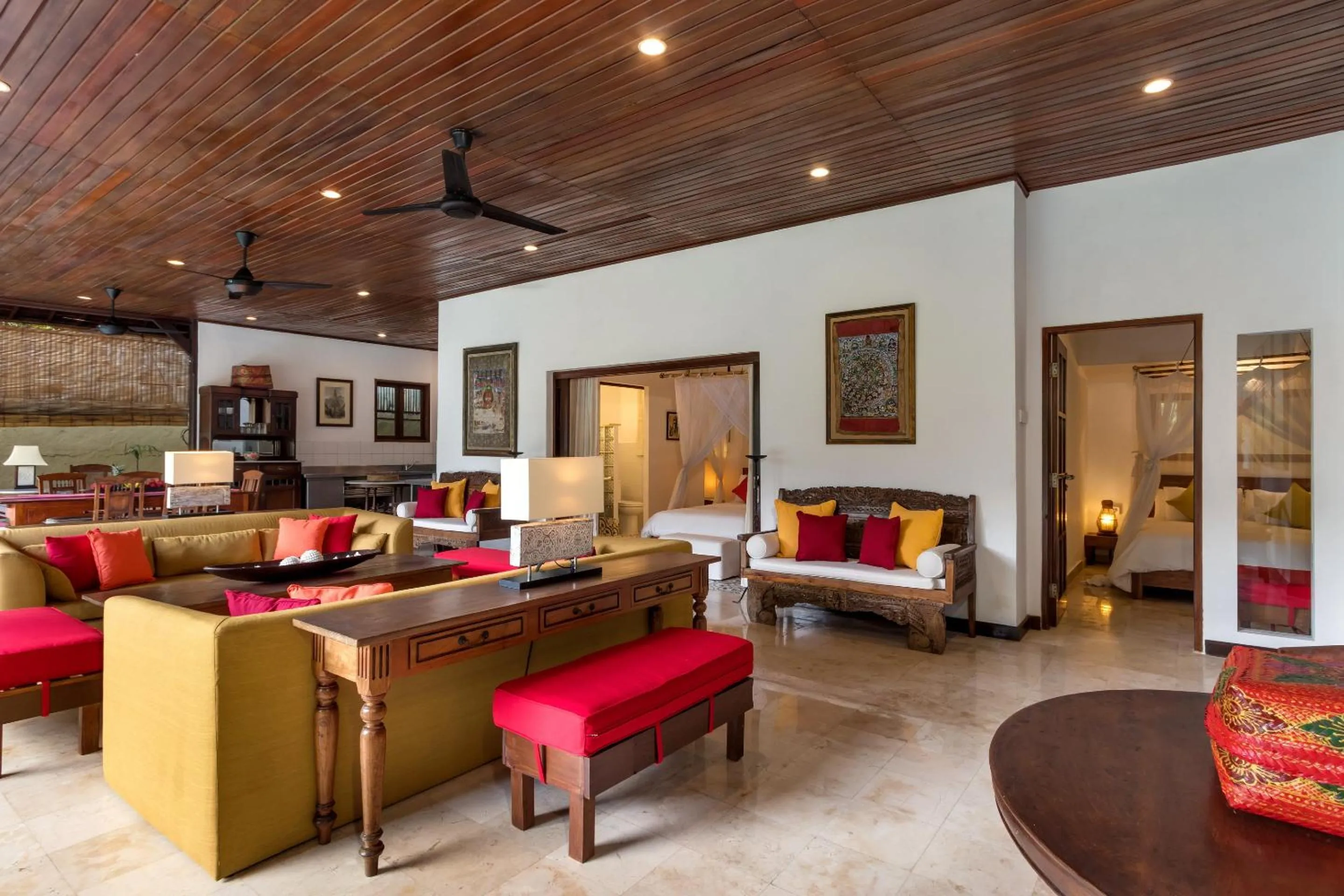 Living room in Villa Eight