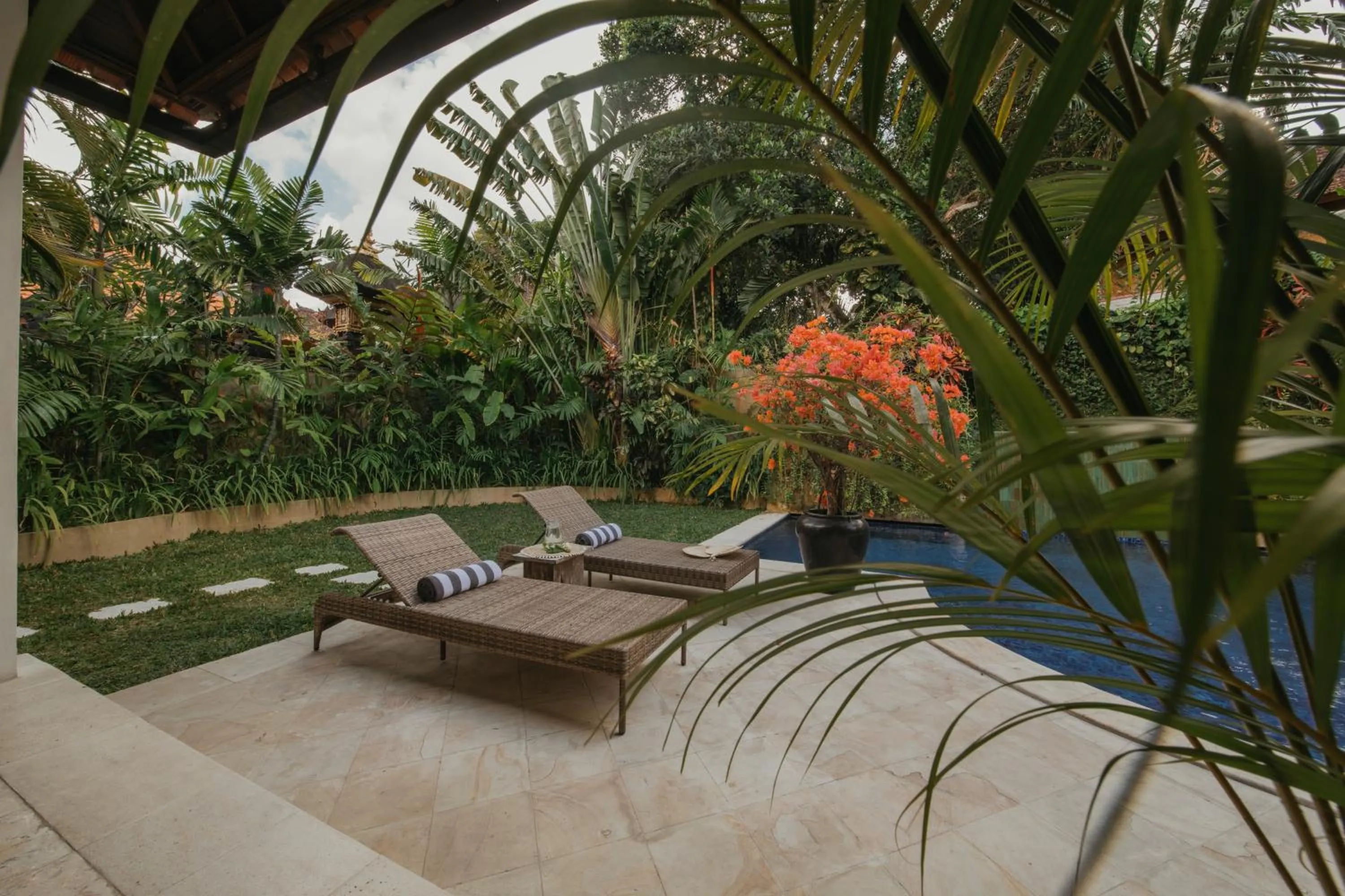 Garden view in Villa Eight