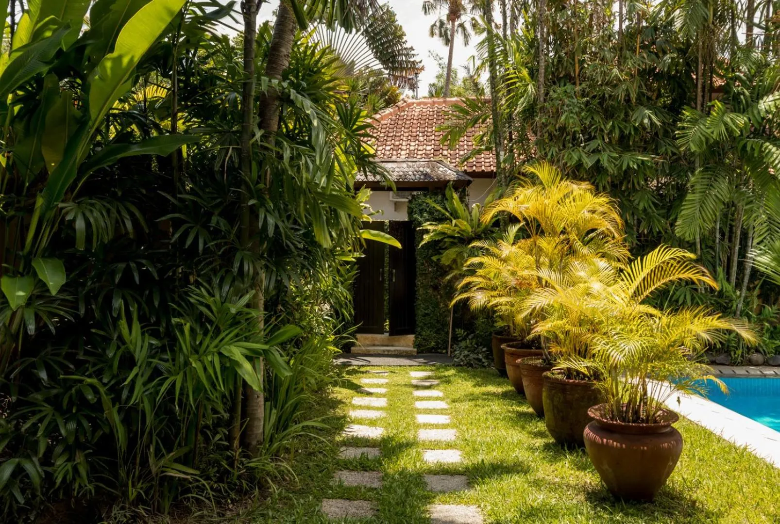 Garden view in Villa Eight