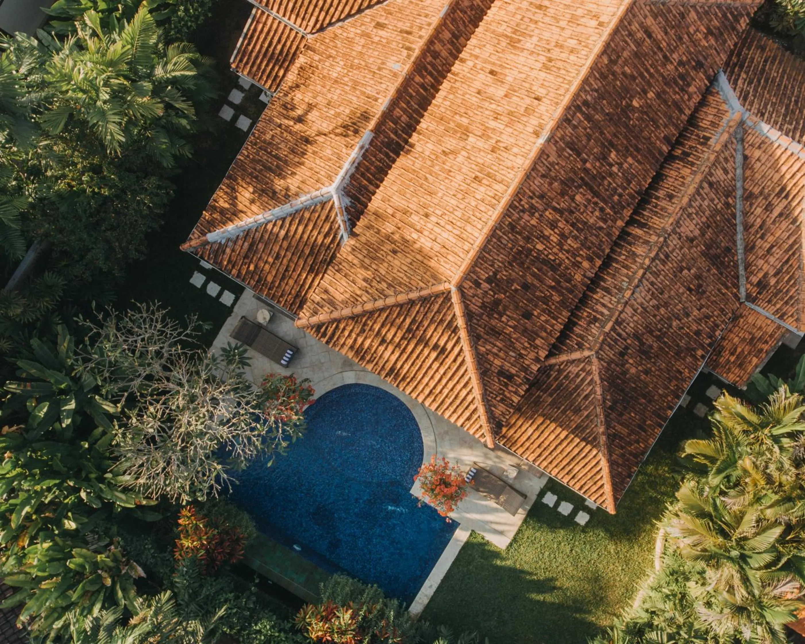 Pool view in Villa Eight