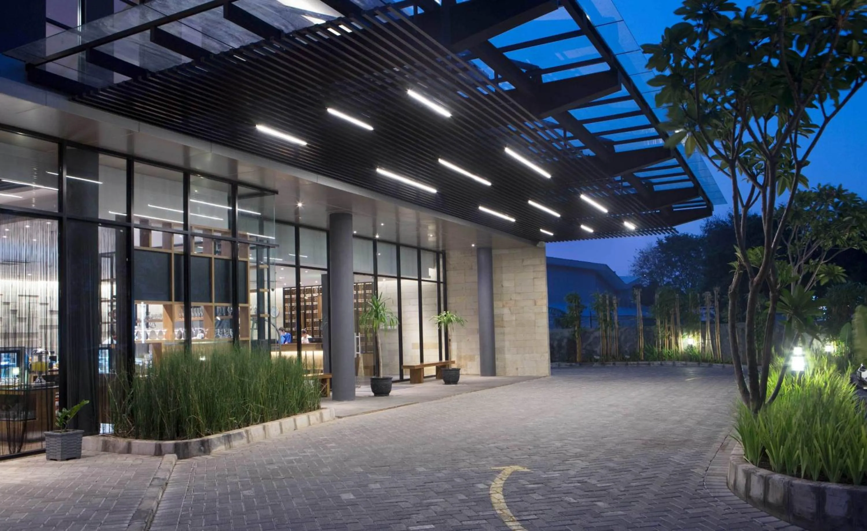 Facade/entrance in BATIQA Hotel Cirebon