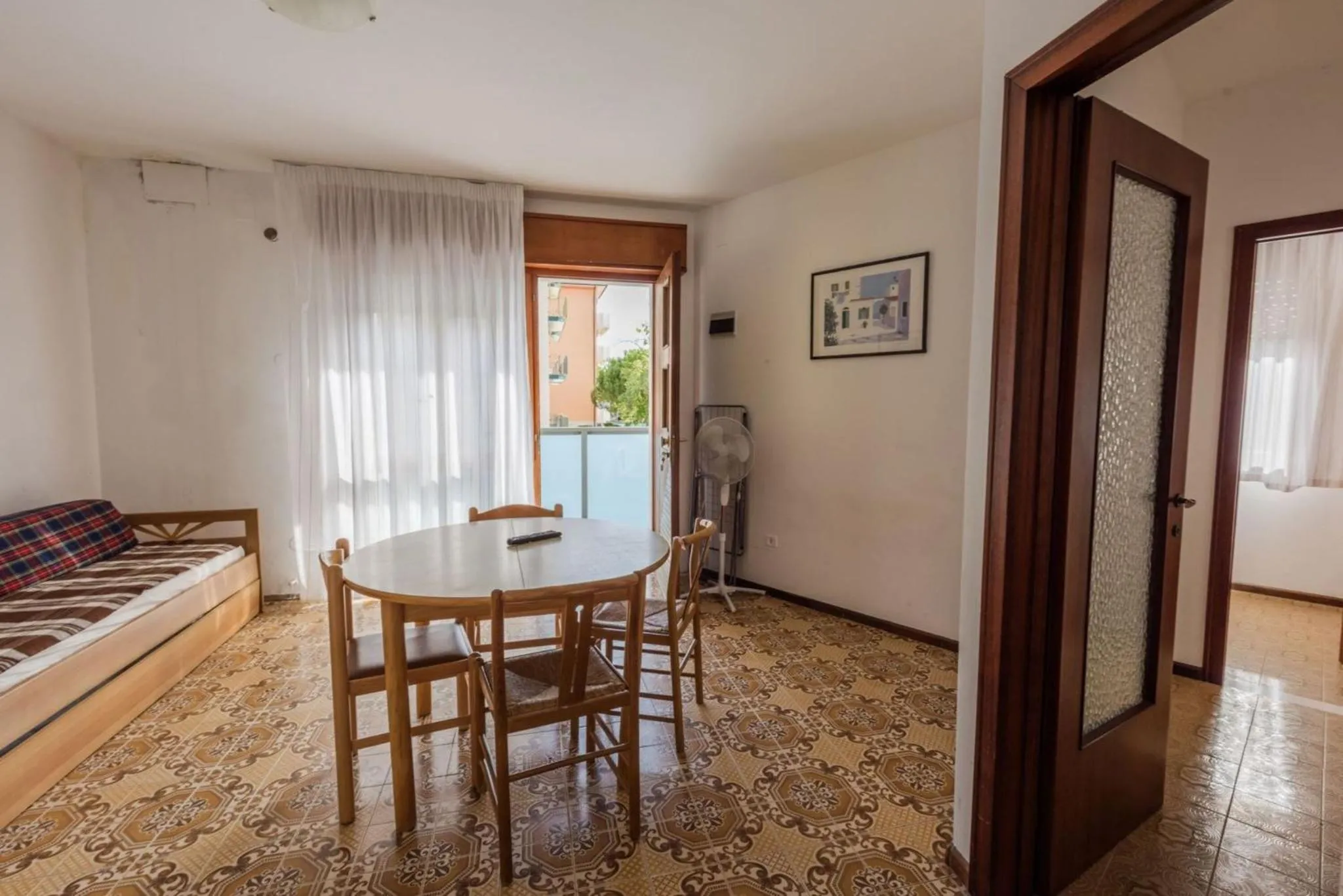 Decorative detail, Bed in Bright flat close to Bibione promenade