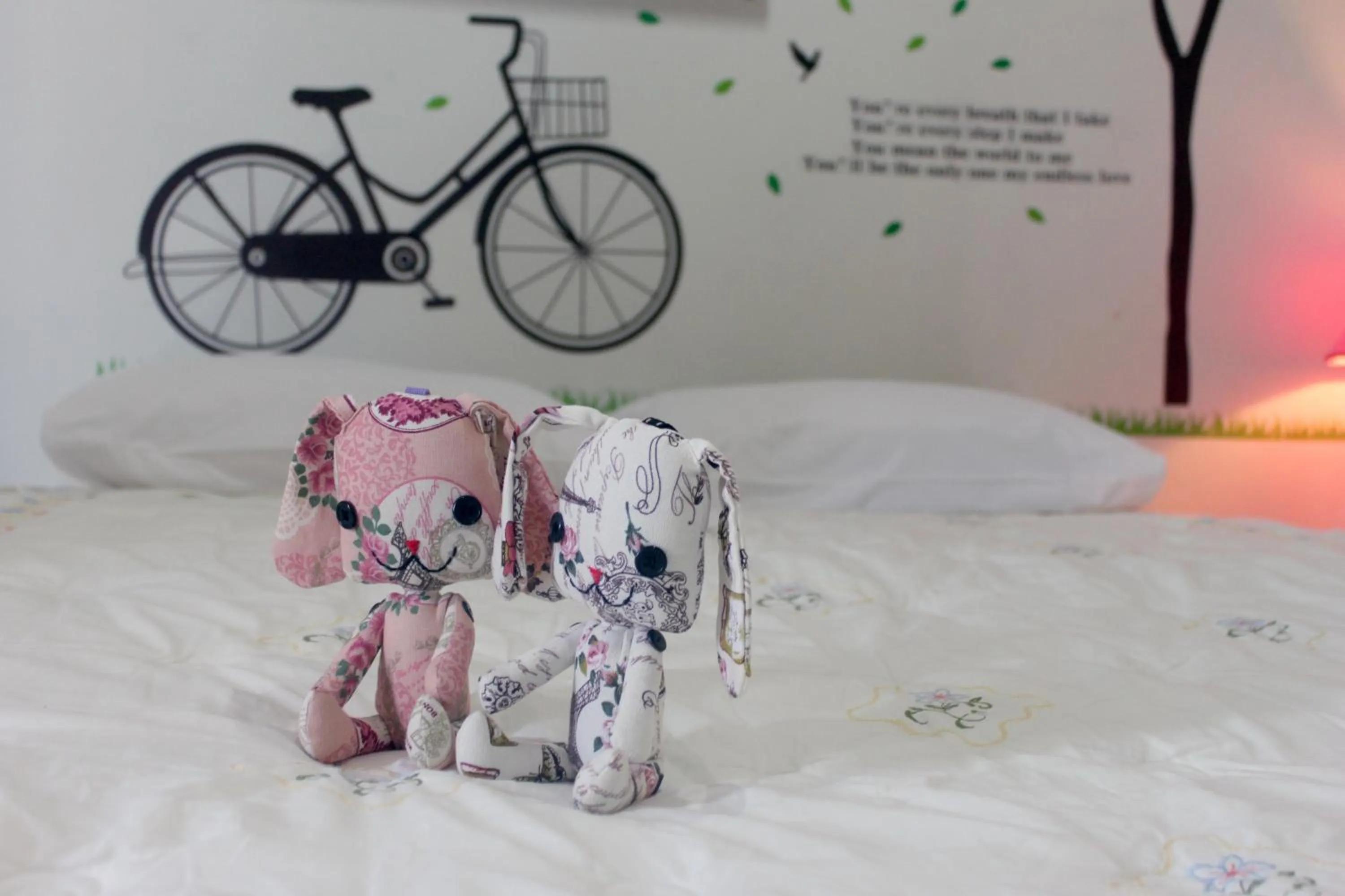 Bed in Cozy Rabbit Hotel