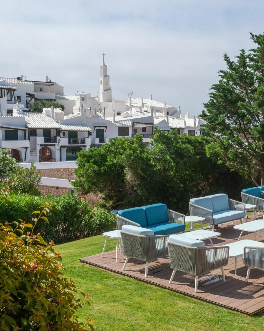 Patio in Hotel Menorca Binibeca - Adults Recommended - by Pierre & Vacances Premium