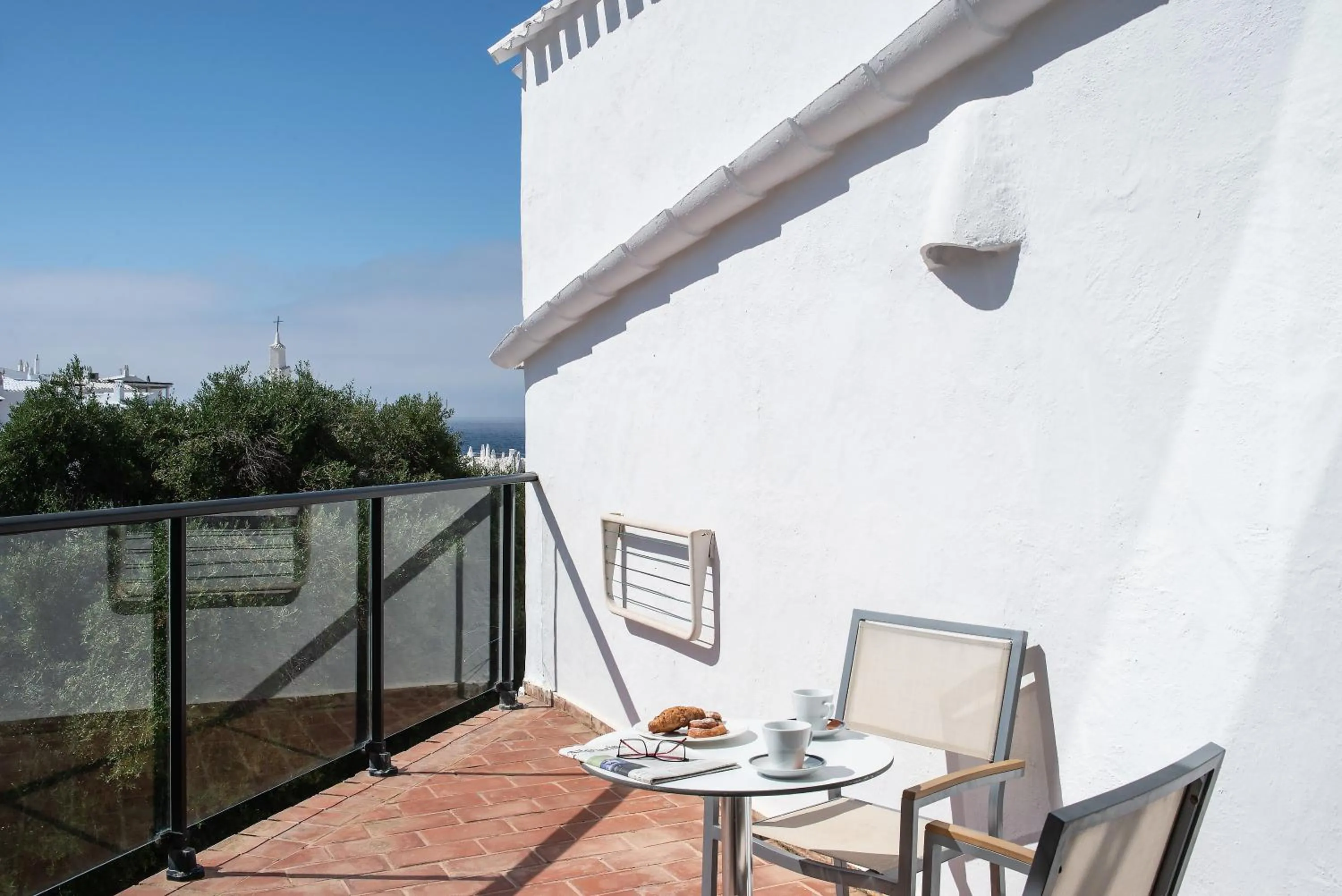 Balcony/Terrace in Hotel Menorca Binibeca - Adults Recommended - by Pierre & Vacances Premium
