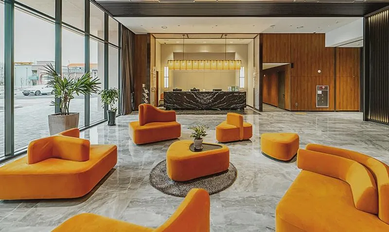 Lobby or reception in The May Hotel