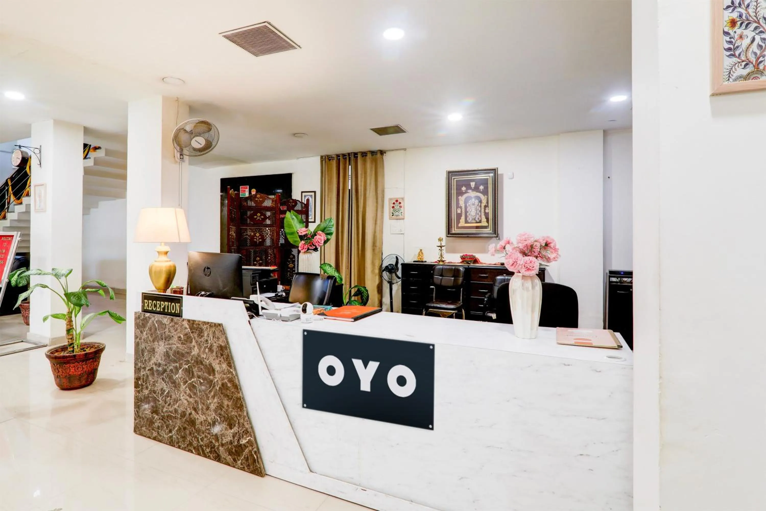 Lobby or reception in Hotel O IIDM ECO CENTRE