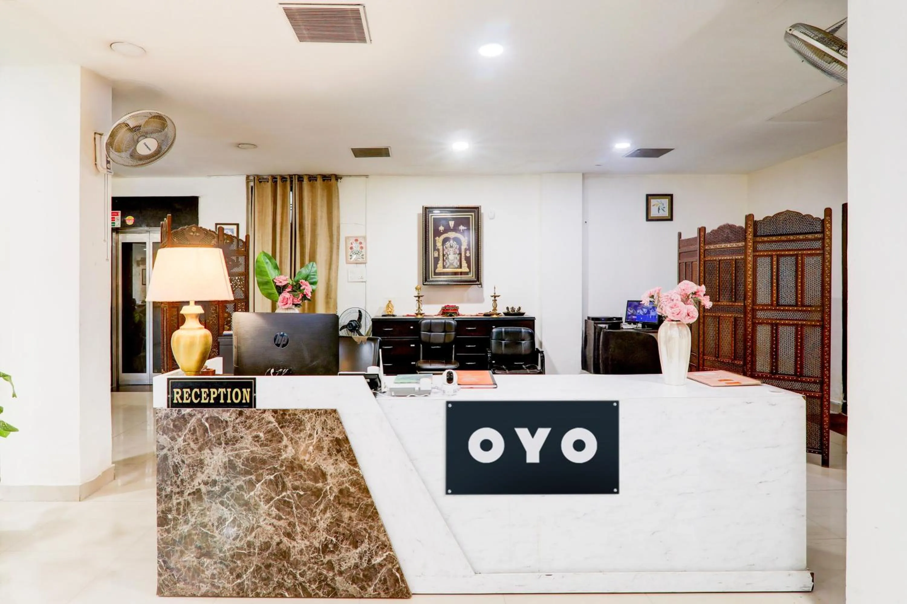 Lobby or reception in Hotel O IIDM ECO CENTRE