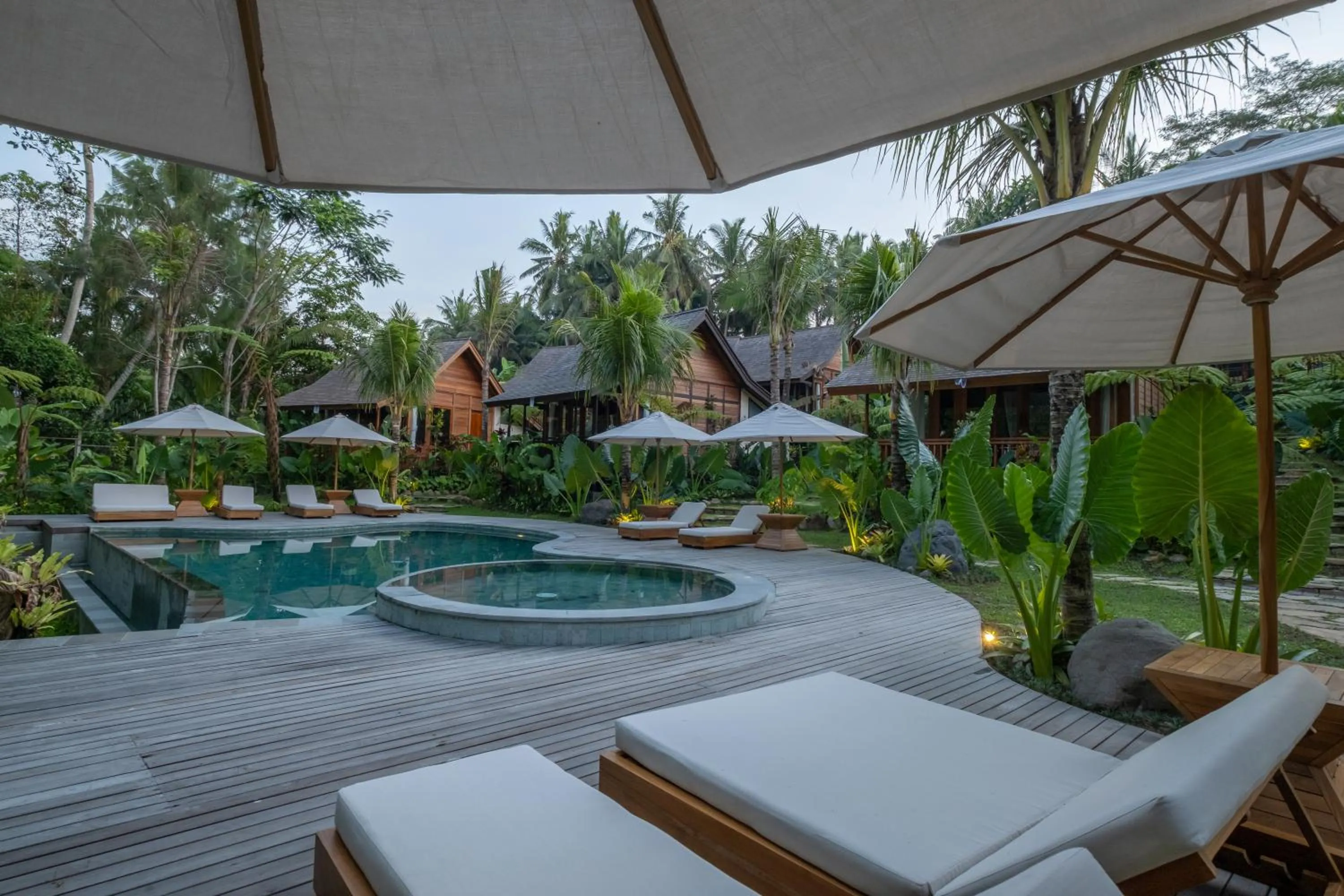 Swimming pool in Samujha Ubud Resort