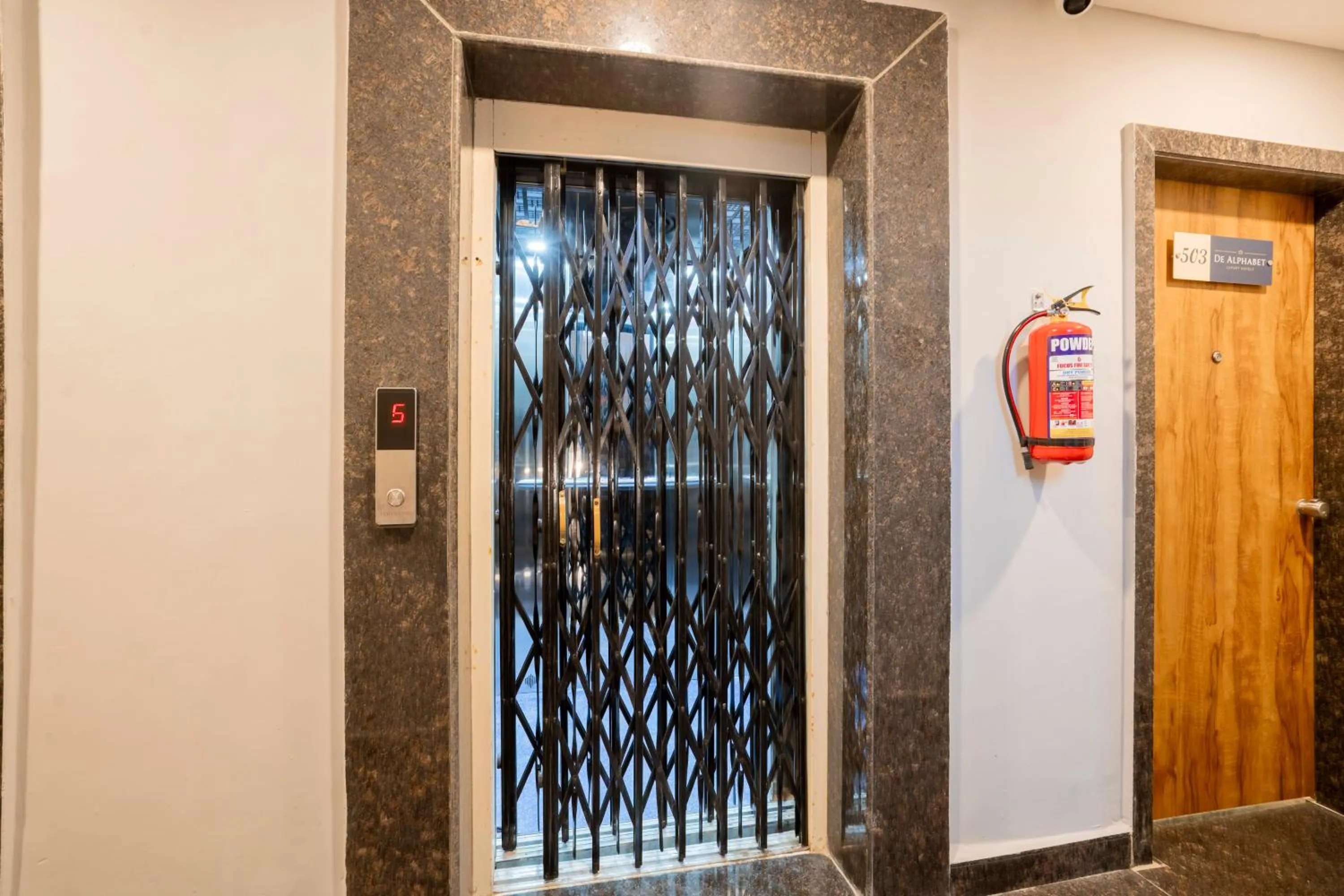 elevator in Treebo De Alphabet Gachibowli