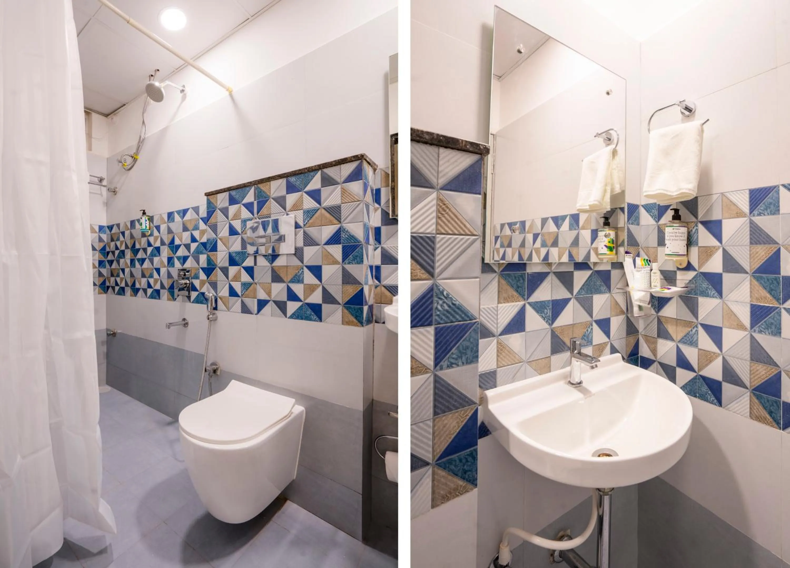 Bathroom in Treebo De Alphabet Gachibowli