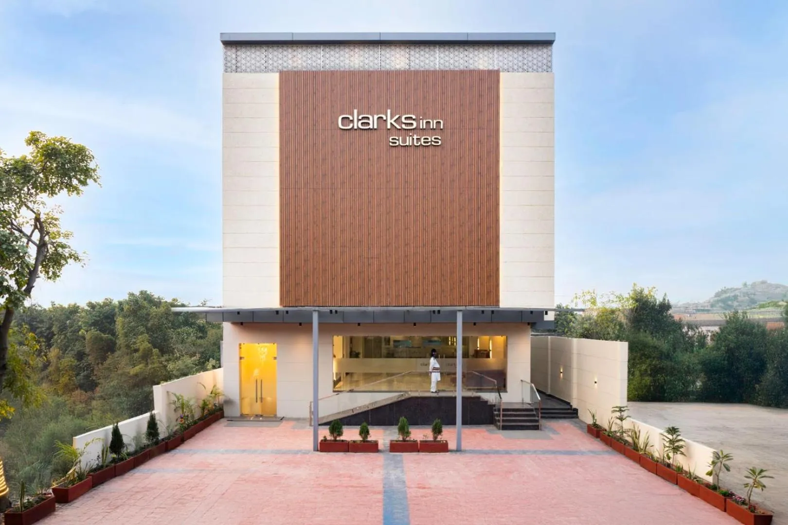 Property building in Clarks Inn Suites Agra Near Tajmahal