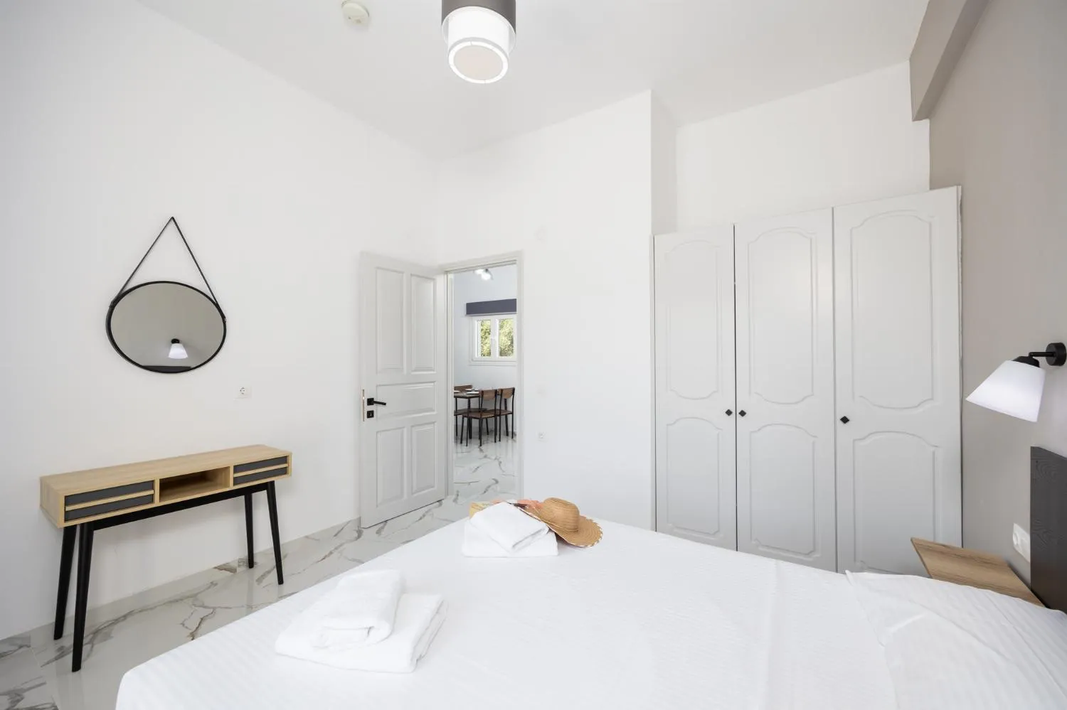 Bedroom, Bed in Kosmas Apartments