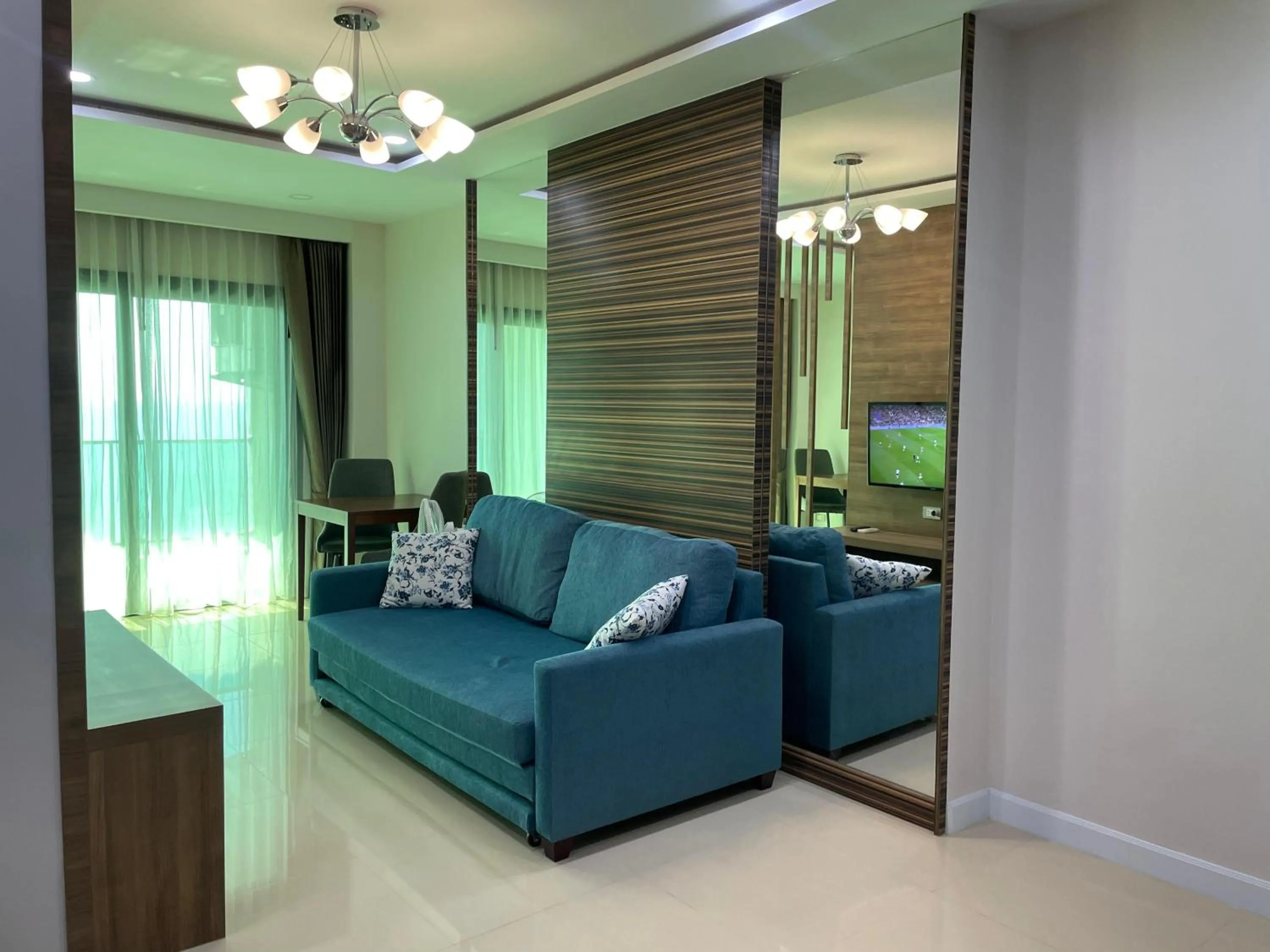 Living room in Dusit Grand Condo View