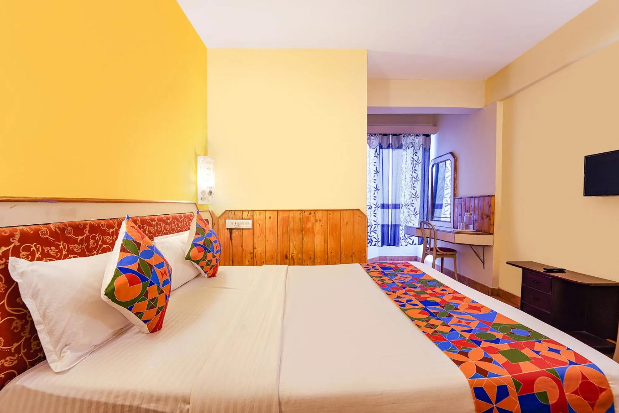 Bed in FabHotel JS Heritage