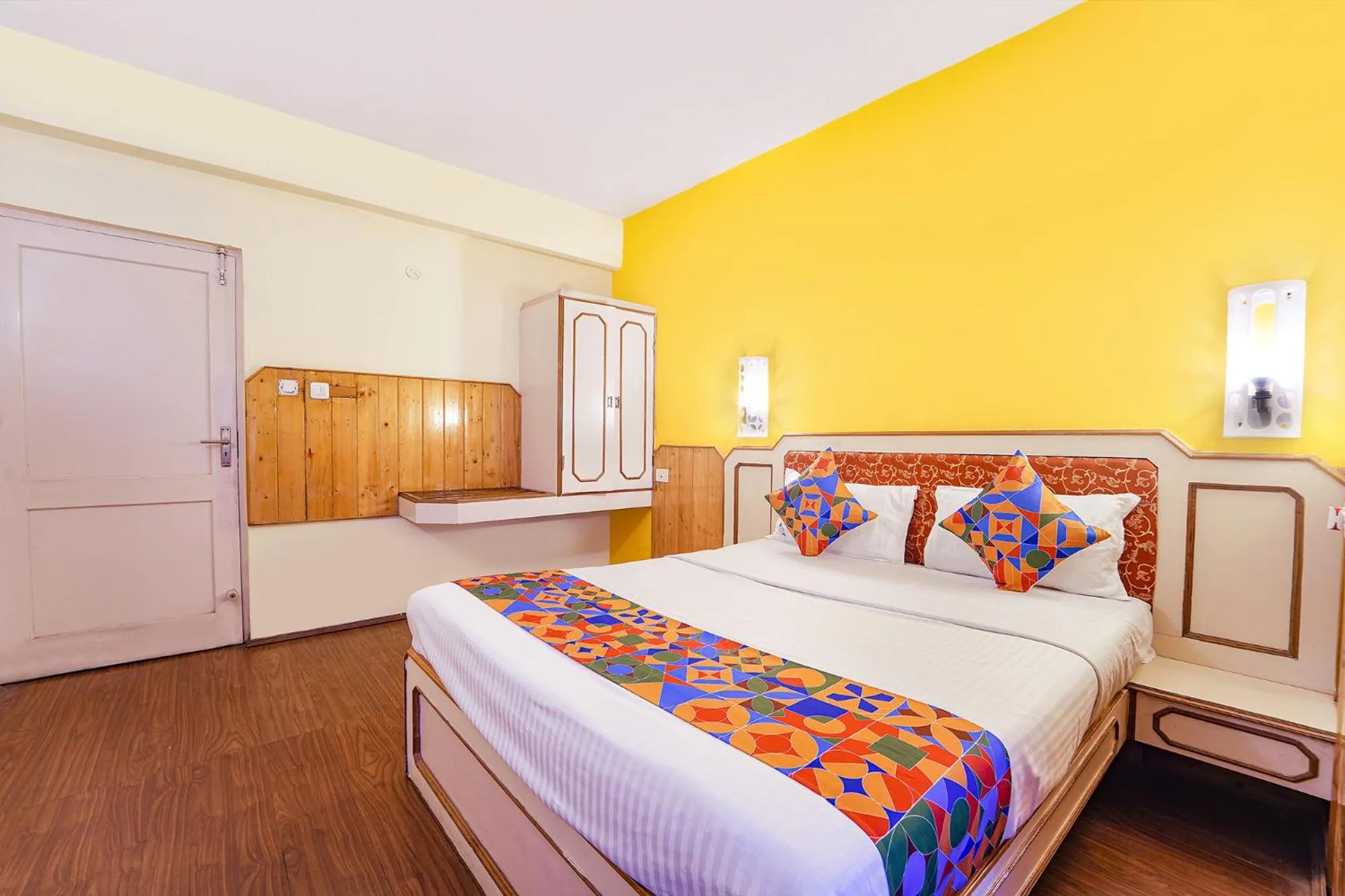 Bed in FabHotel JS Heritage