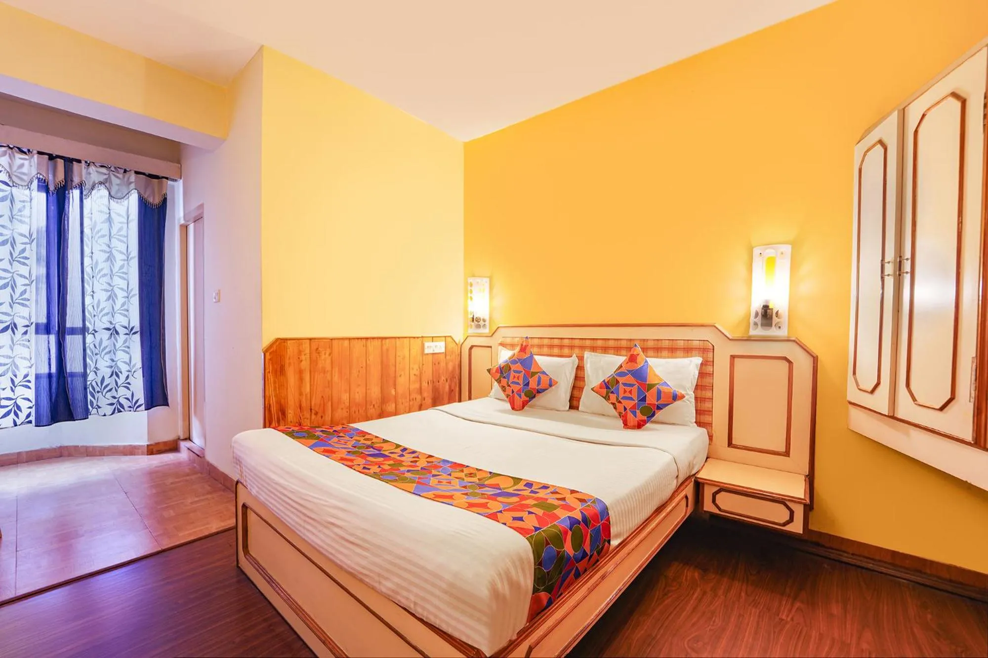 Bed in FabHotel JS Heritage