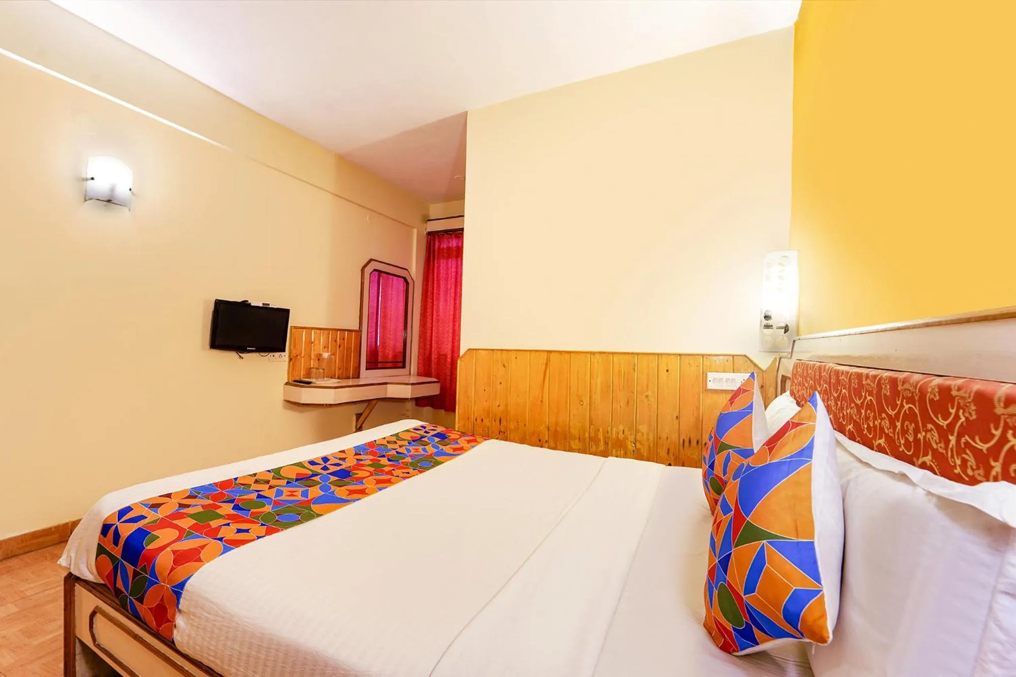 Bed in FabHotel JS Heritage