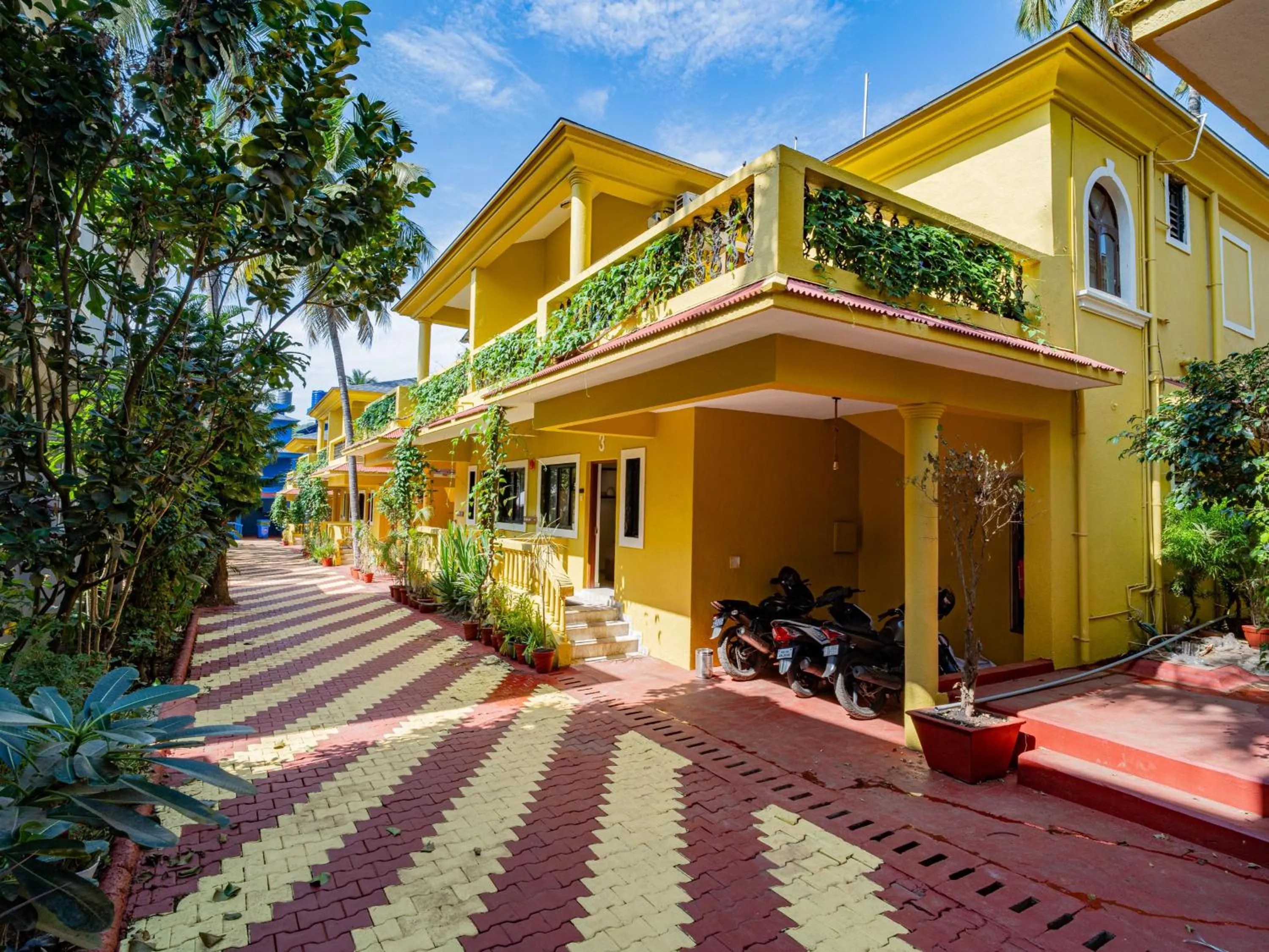 Property building in The Hosteller Goa, Anjuna
