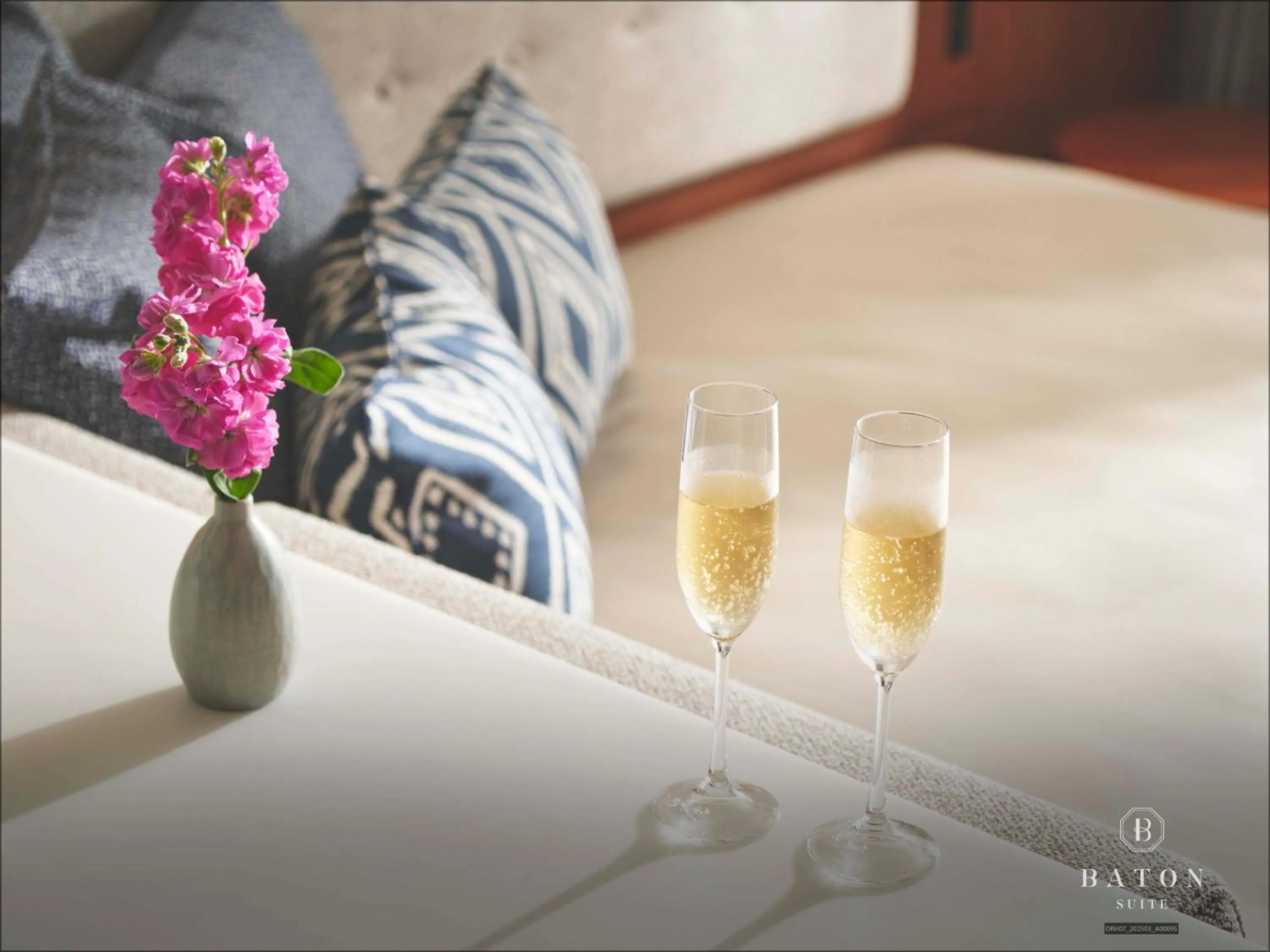 Bed in BATON SUITE Okinawa-kourijima