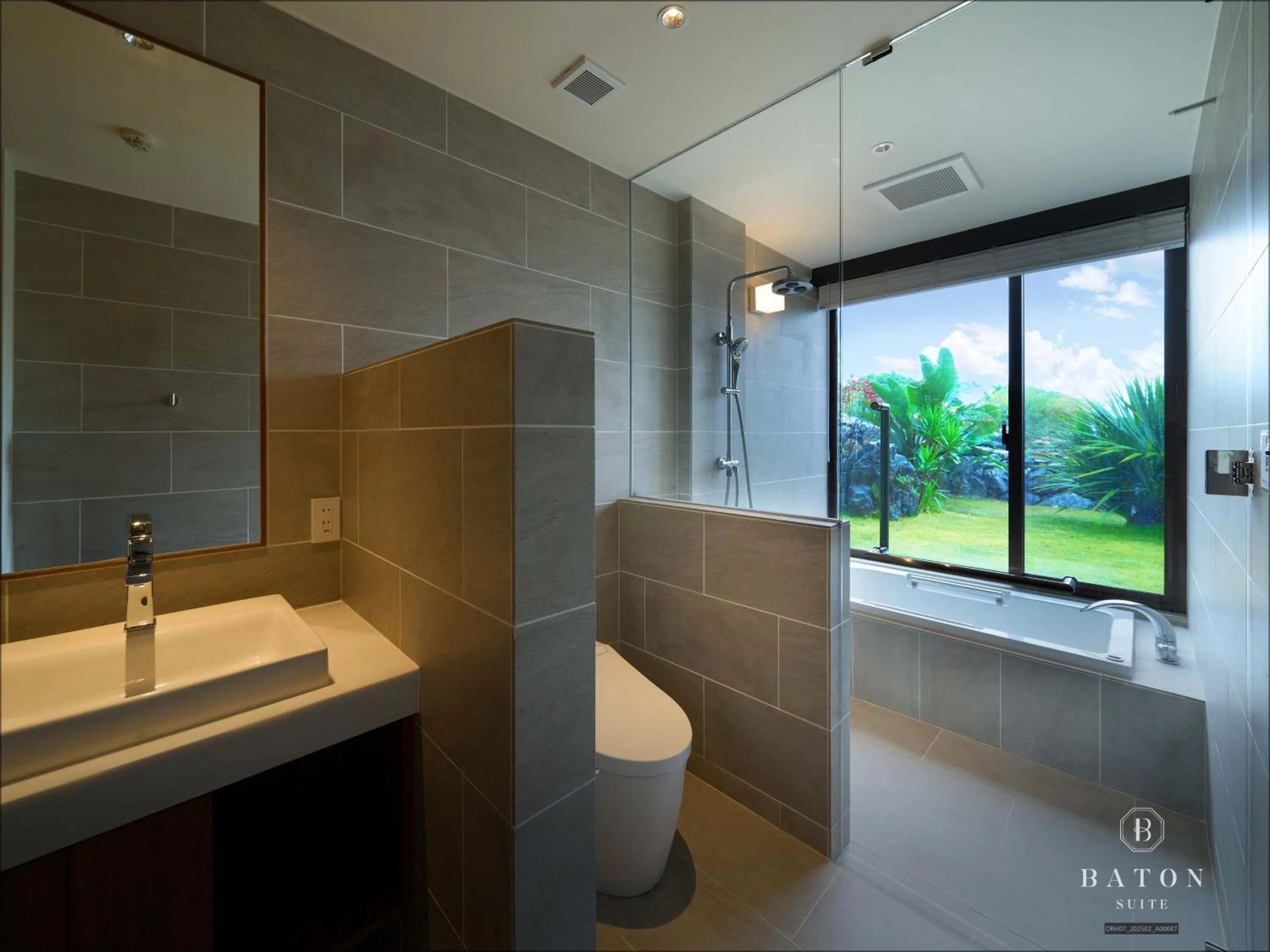 Bathroom in BATON SUITE Okinawa-kourijima