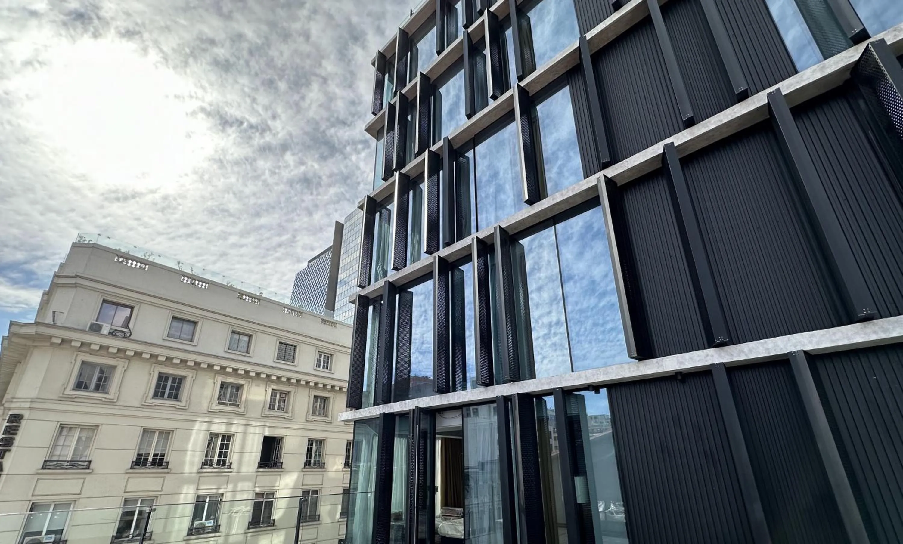 Property building in Debaines Hotel Santiago