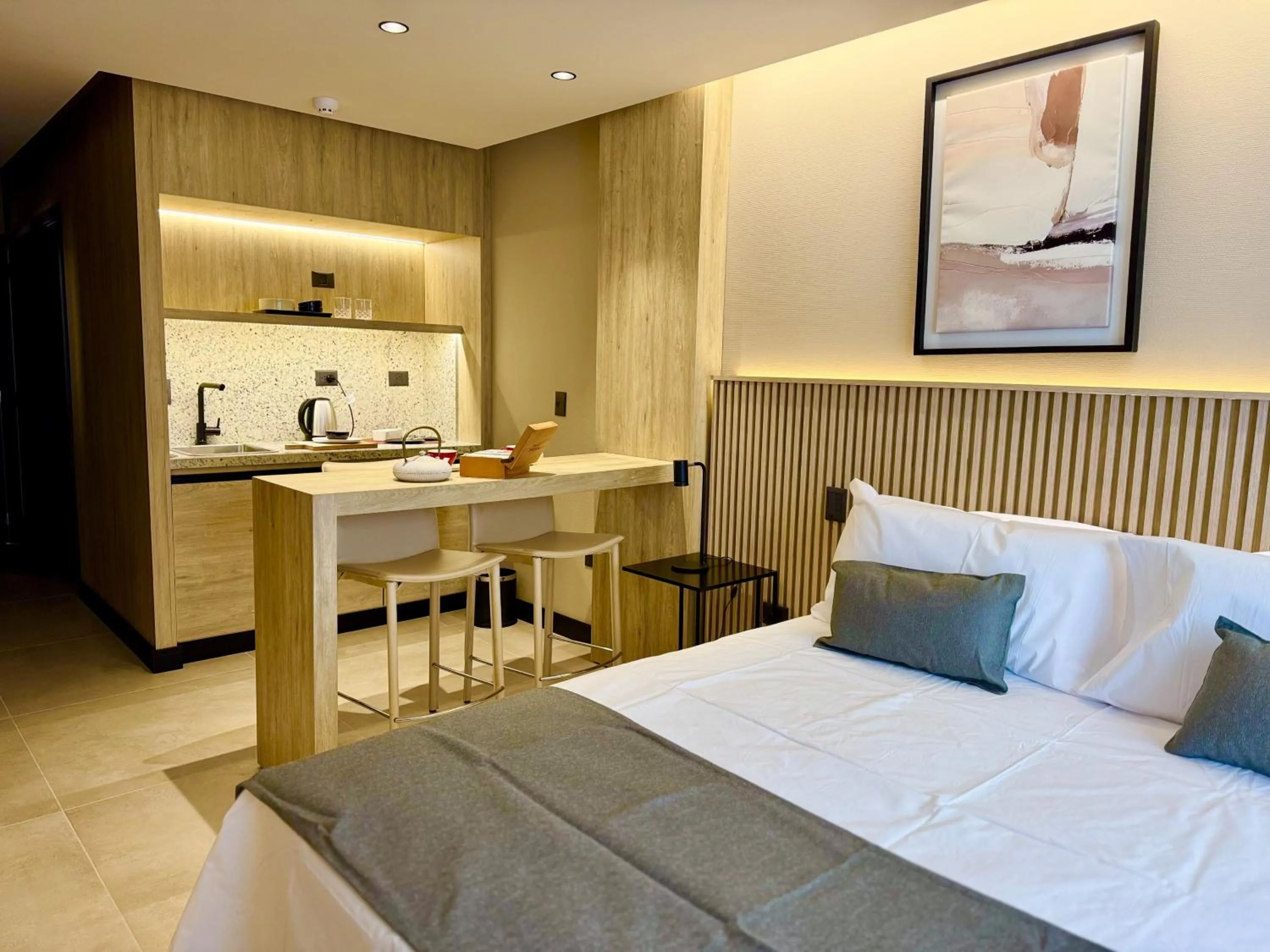 Bed in Mabra Suites