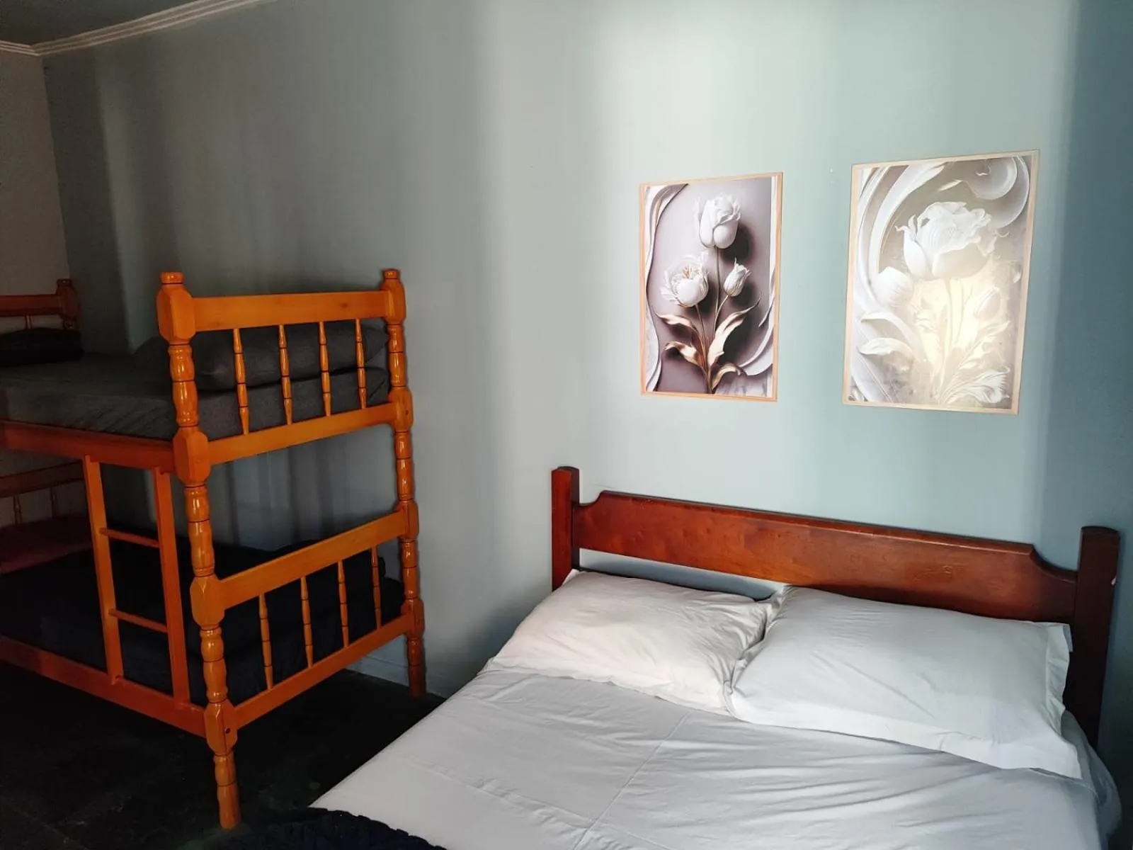 Bed in Pousada Marcatto