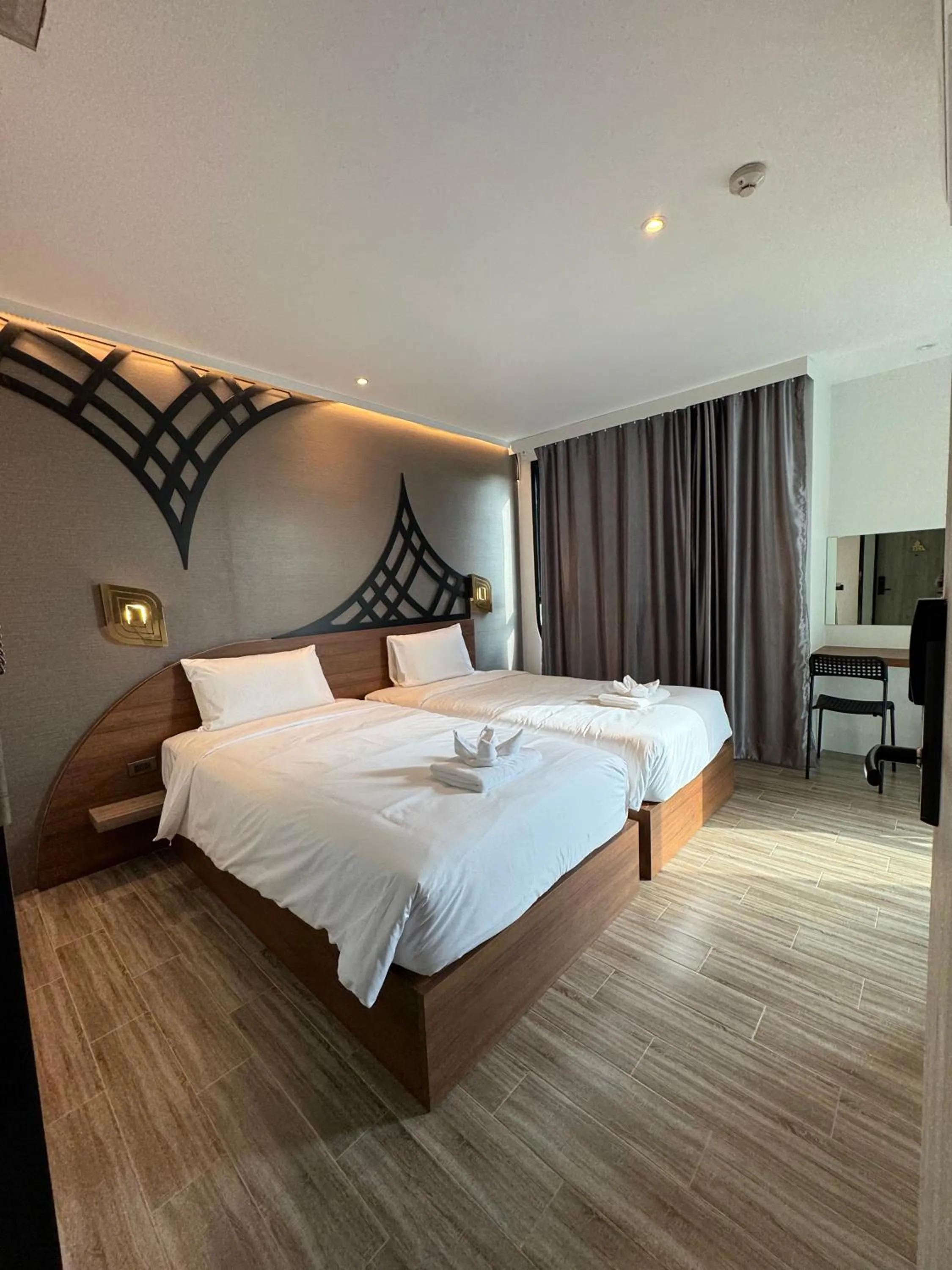 Bed in S3 Ayutthaya Hotel