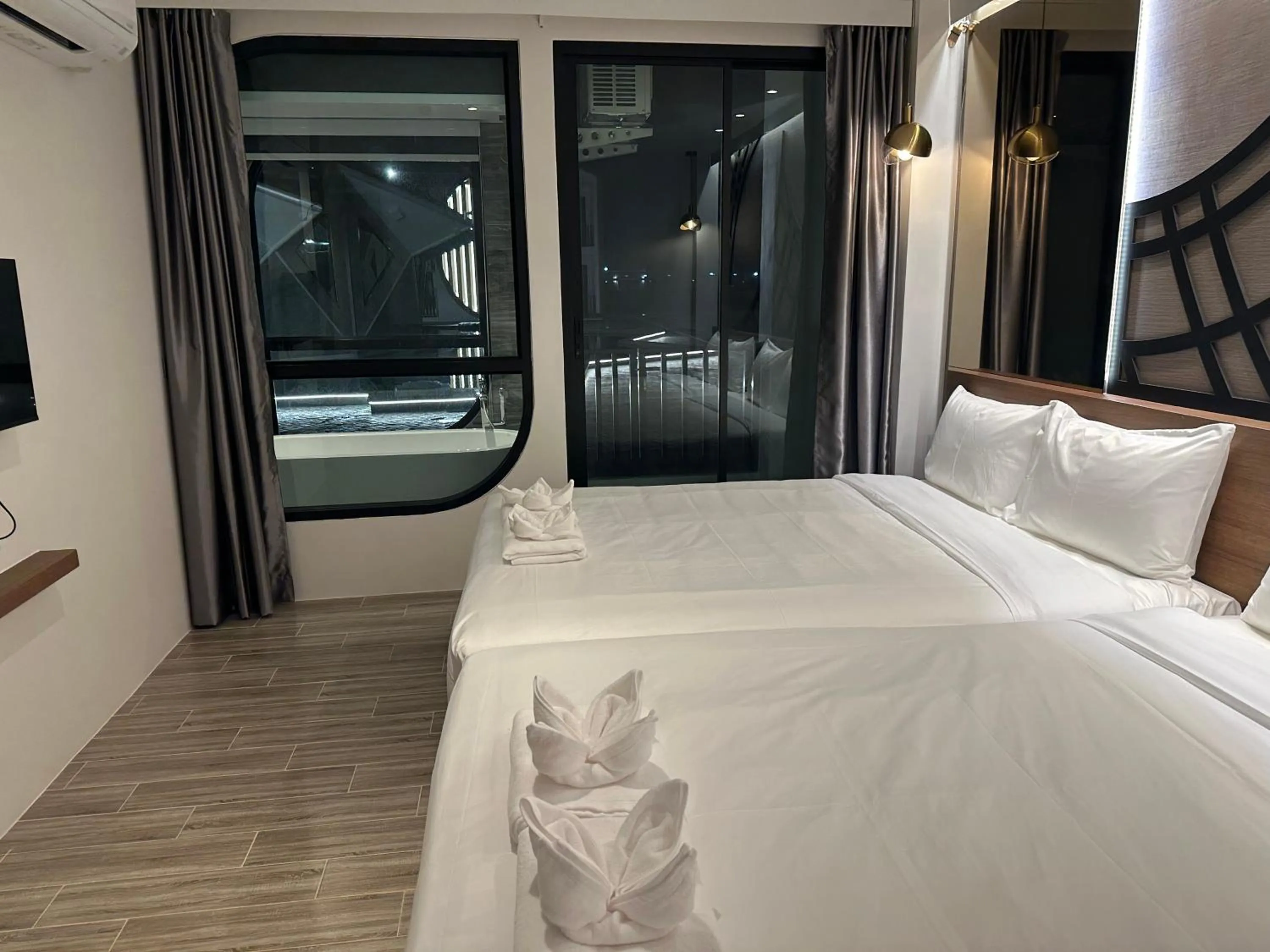 Bed in S3 Ayutthaya Hotel