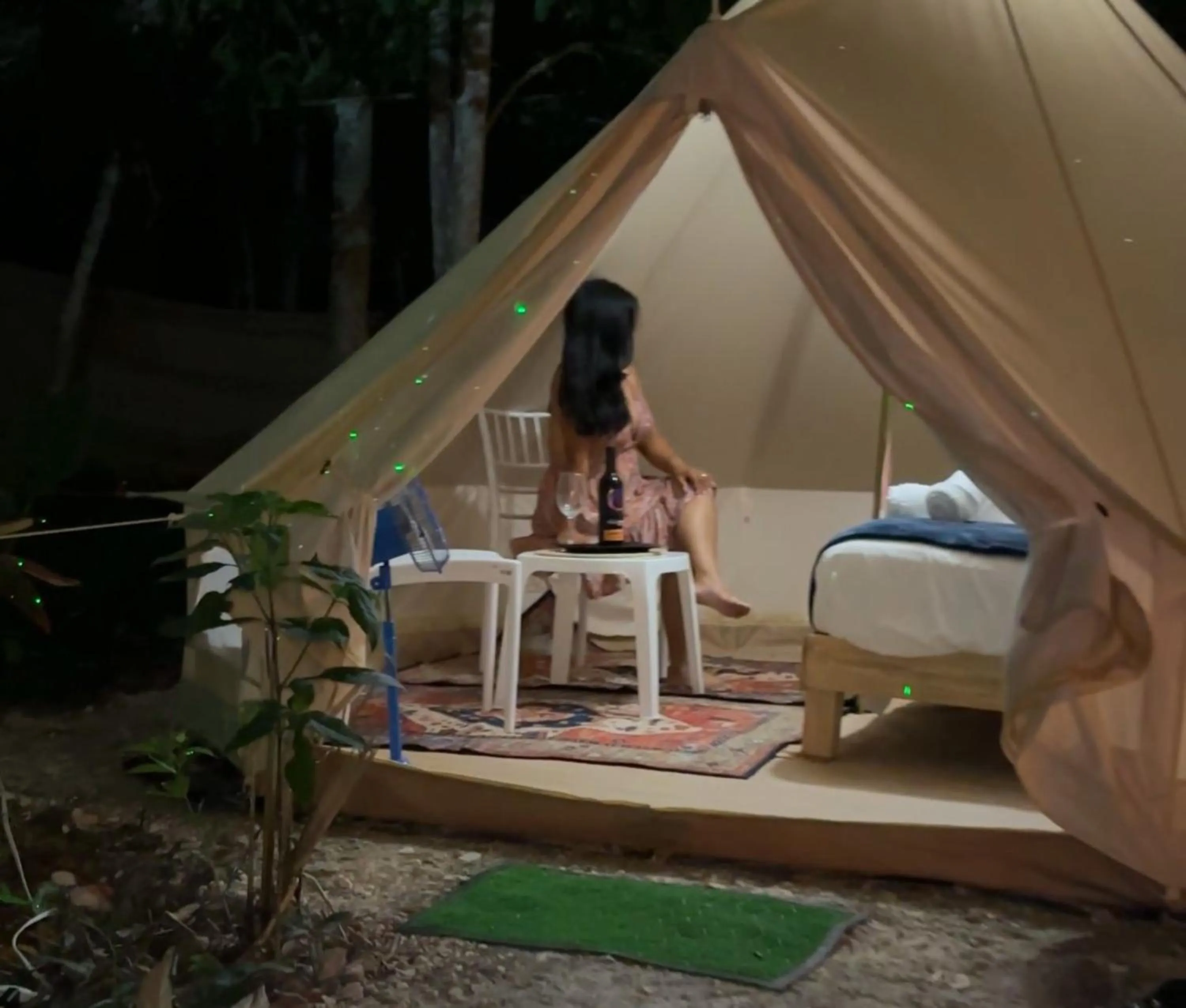Patio in BACALAR INN Hotel