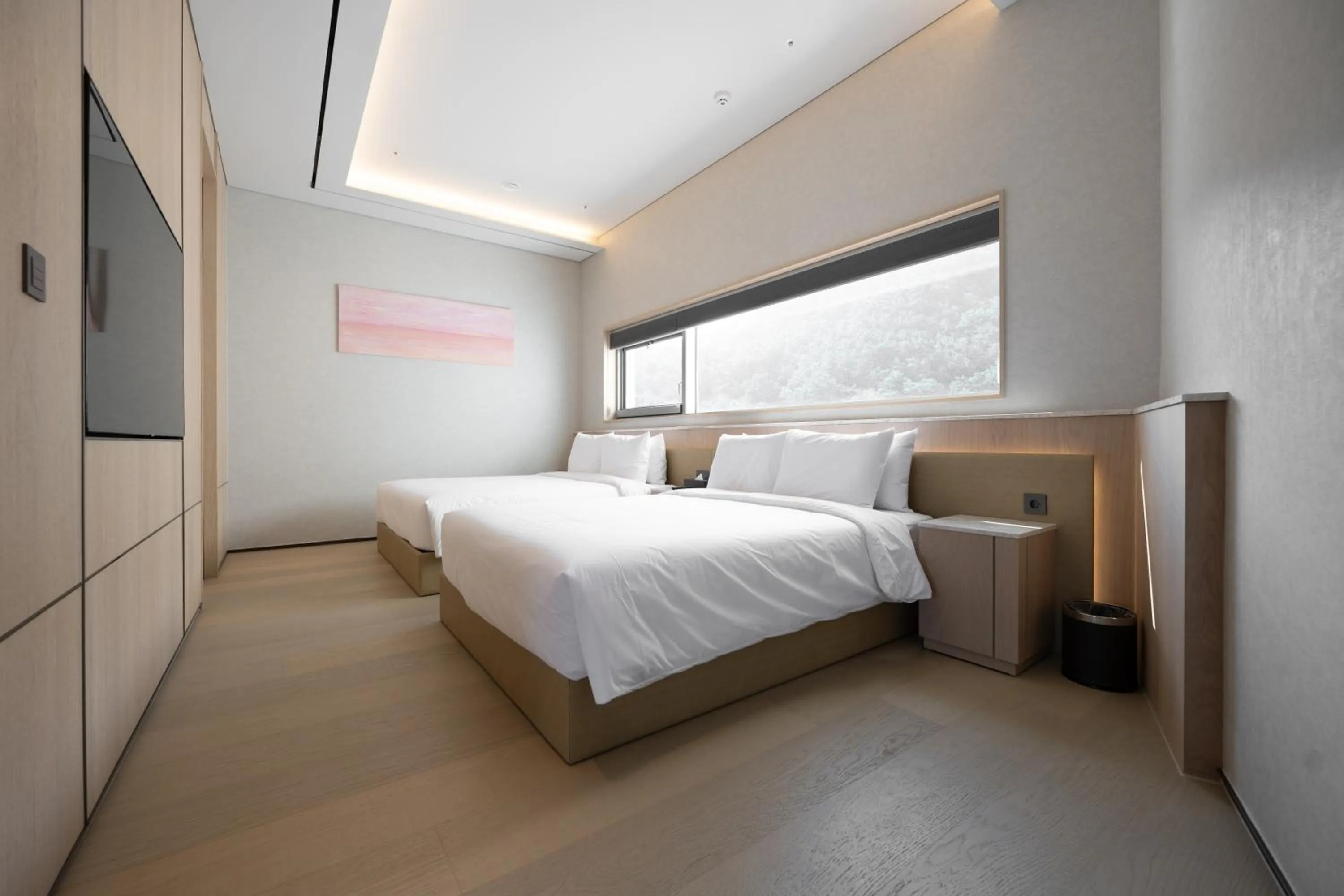 Bed in Mer de laube Hotel