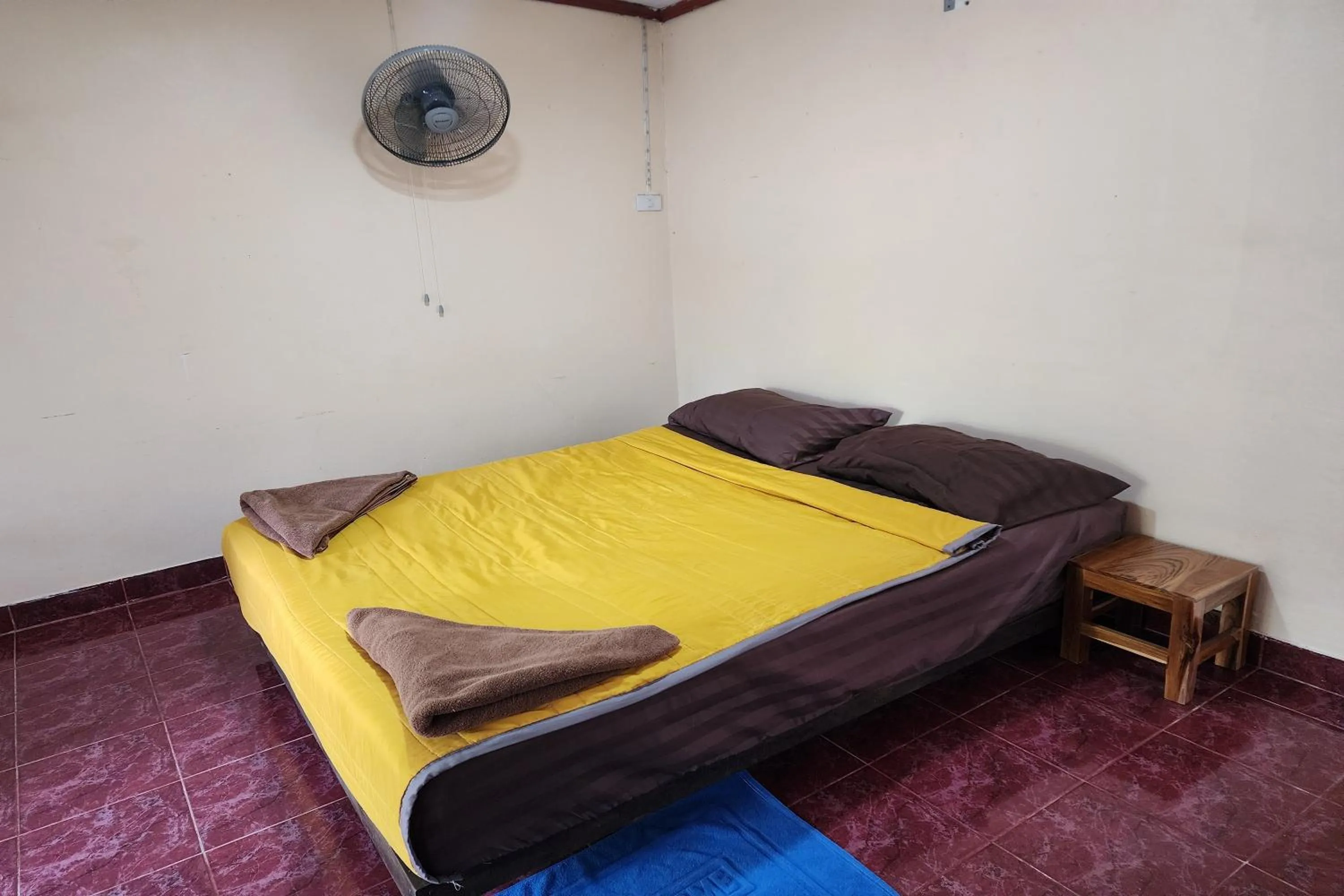 Bed in My Pumpkin Bungalow Krabi