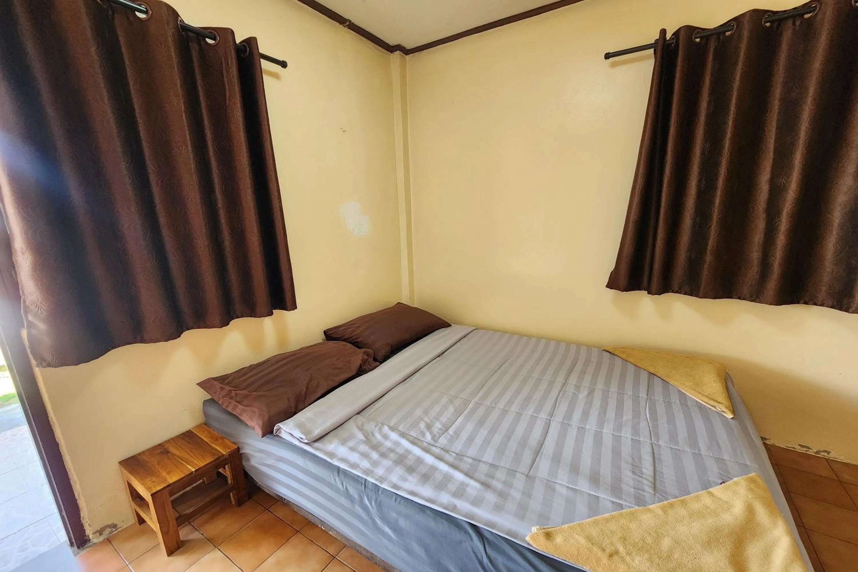 Bedroom, Bed in My Pumpkin Bungalow Krabi