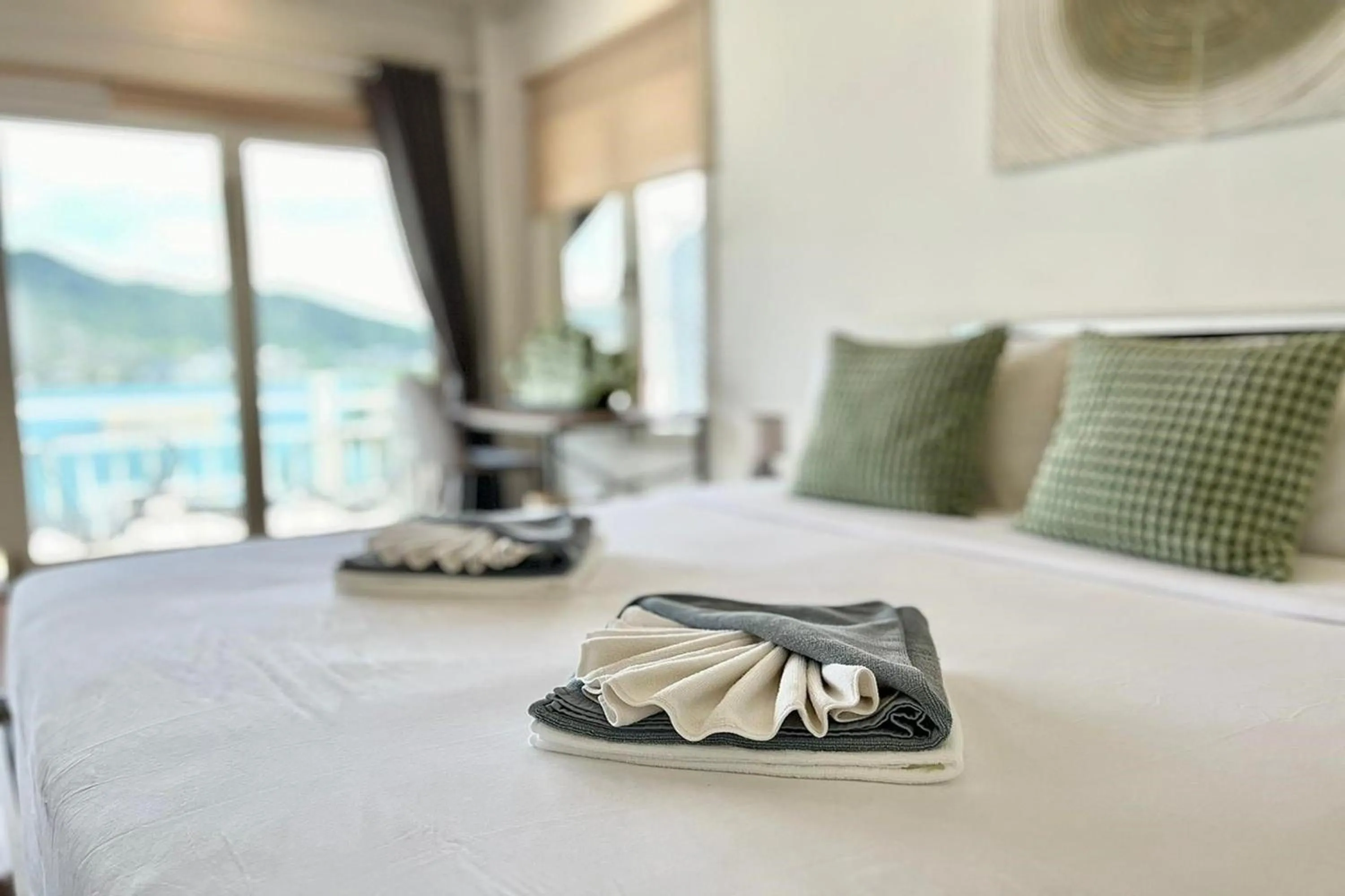 Bedroom in Panorama Ocean Villas, Kamala