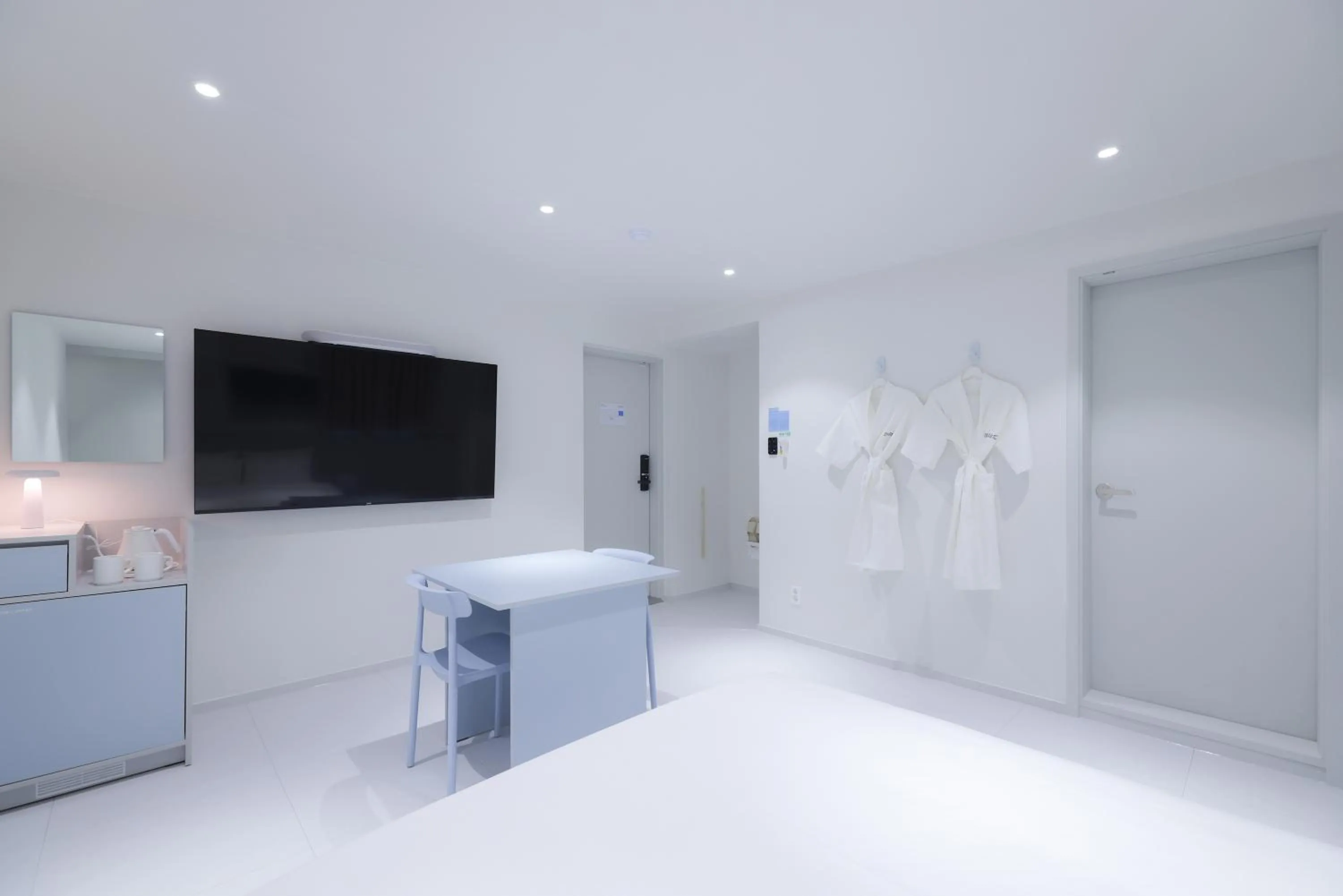 Bed in Anook Air Hotel Chuncheon