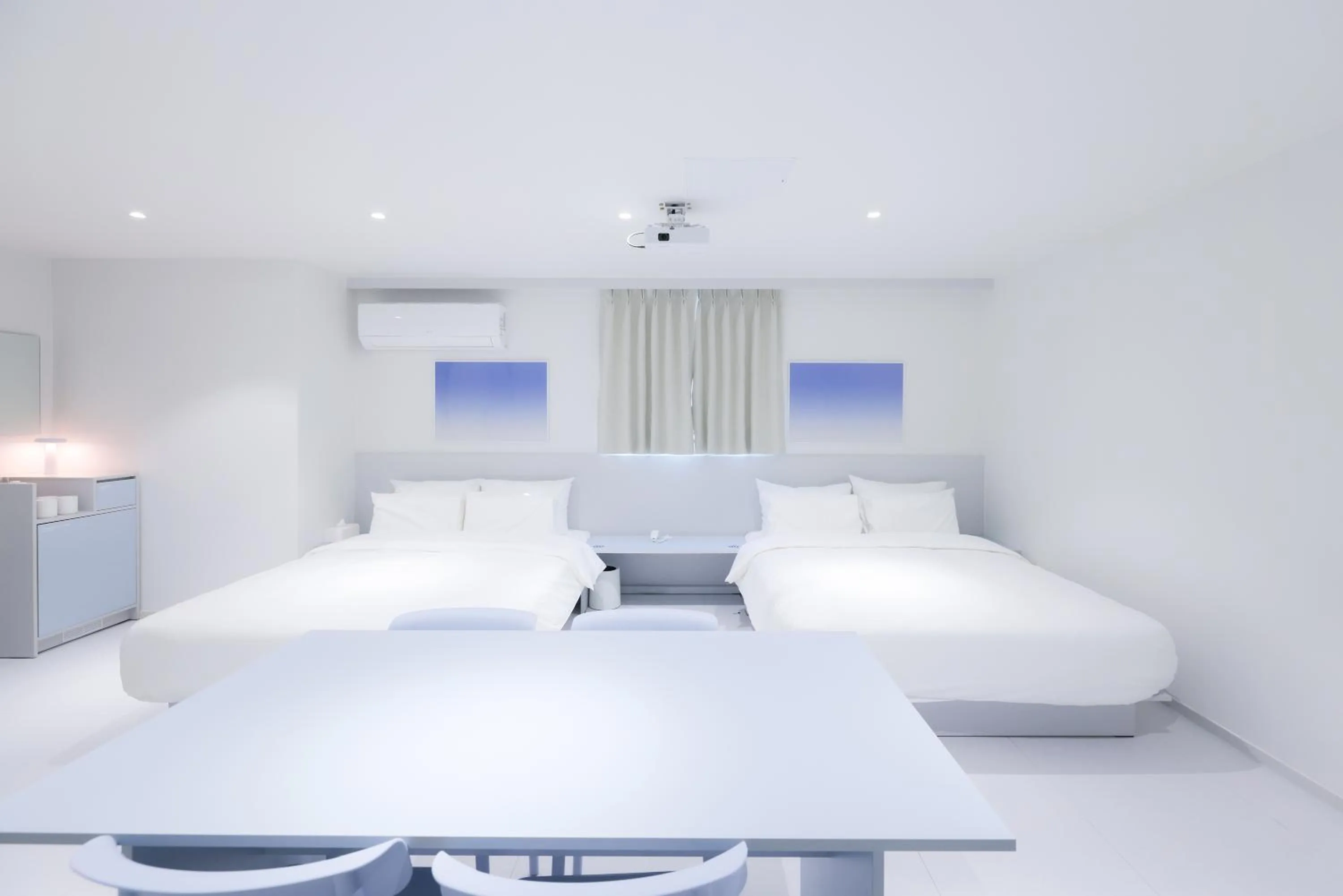 Bed in Anook Air Hotel Chuncheon